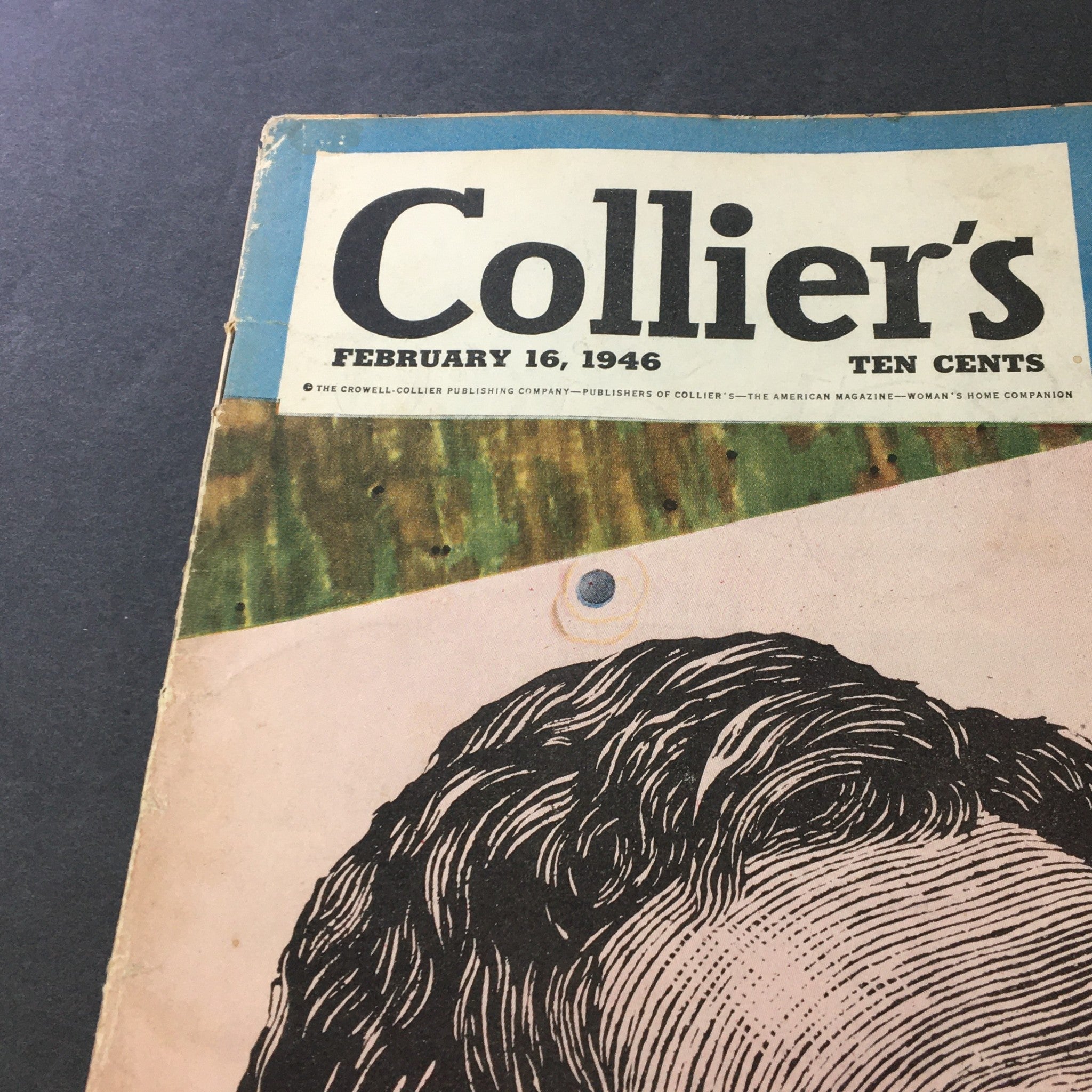 VTG Collier's Magazine February 16 1946 Vote Abraham Lincoln for President