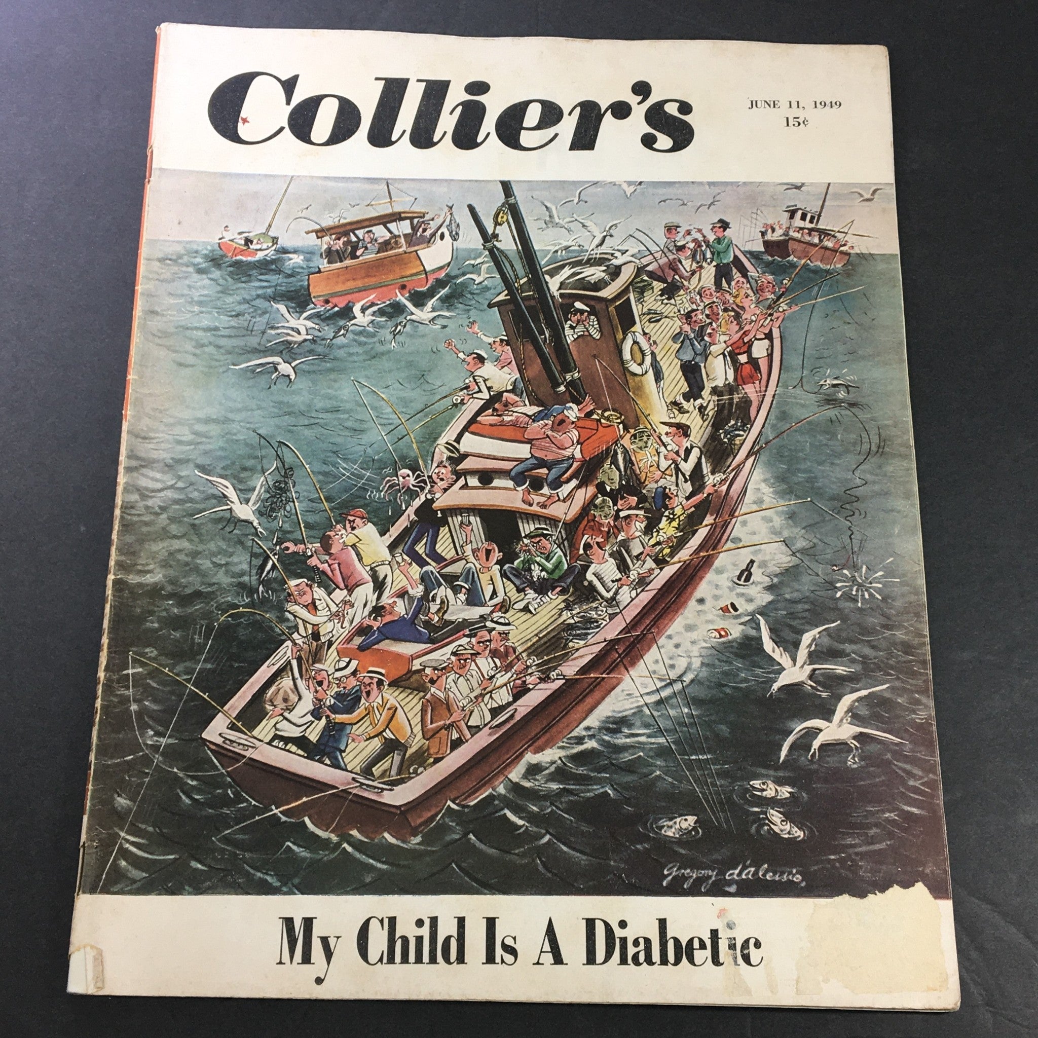 VTG Collier's Magazine June 11 1959 My Child is A Diabetic, Tasty Summer Foods