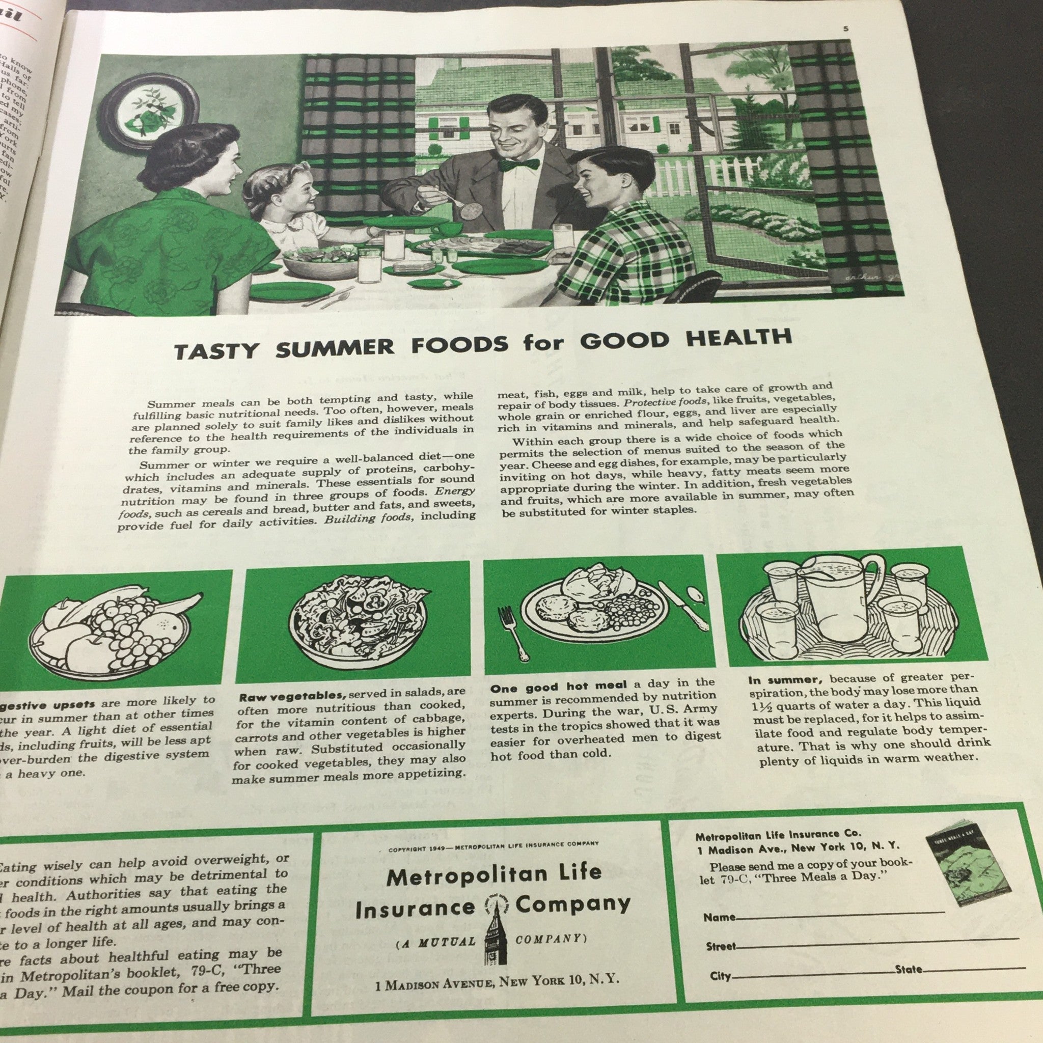 VTG Collier's Magazine June 11 1959 My Child is A Diabetic, Tasty Summer Foods