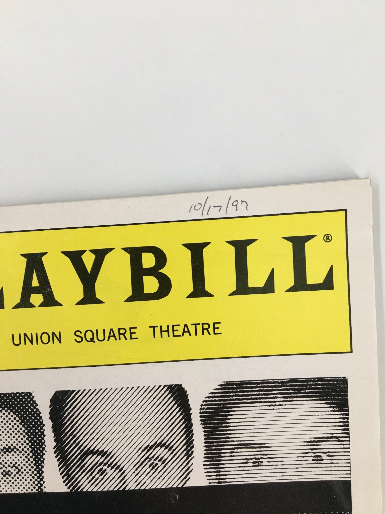 1997 Playbill Union Square Theatre Steven Baruch in Tricicle's Three-For-All