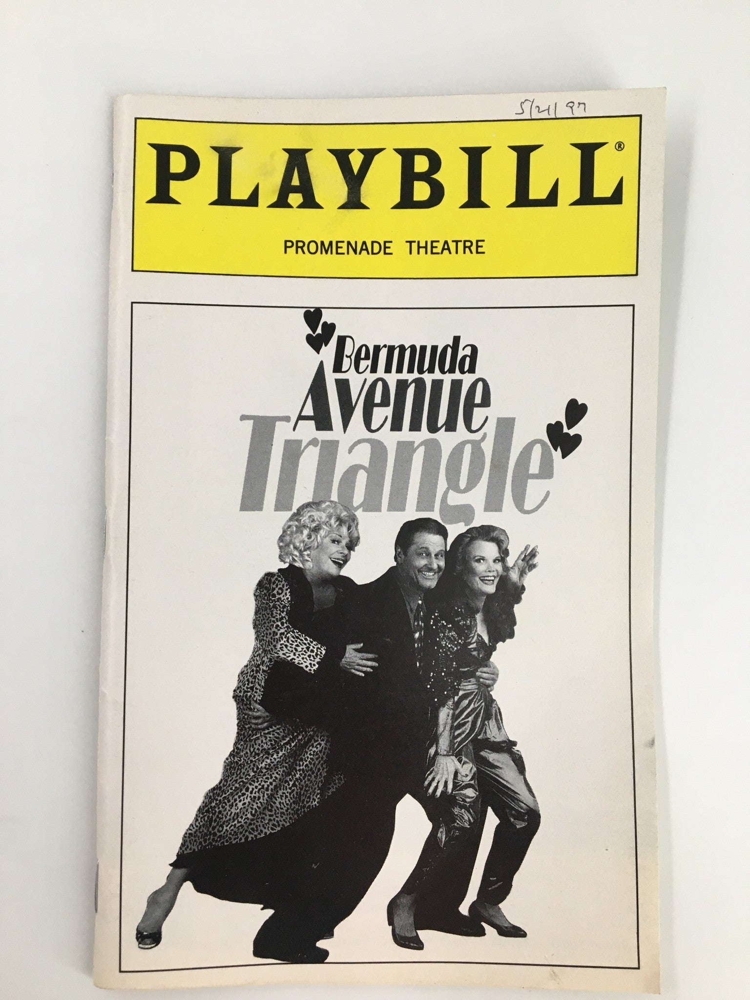 1997 Playbill The Promenade Theatre Renee Taylor in Bermuda Avenue Triangle