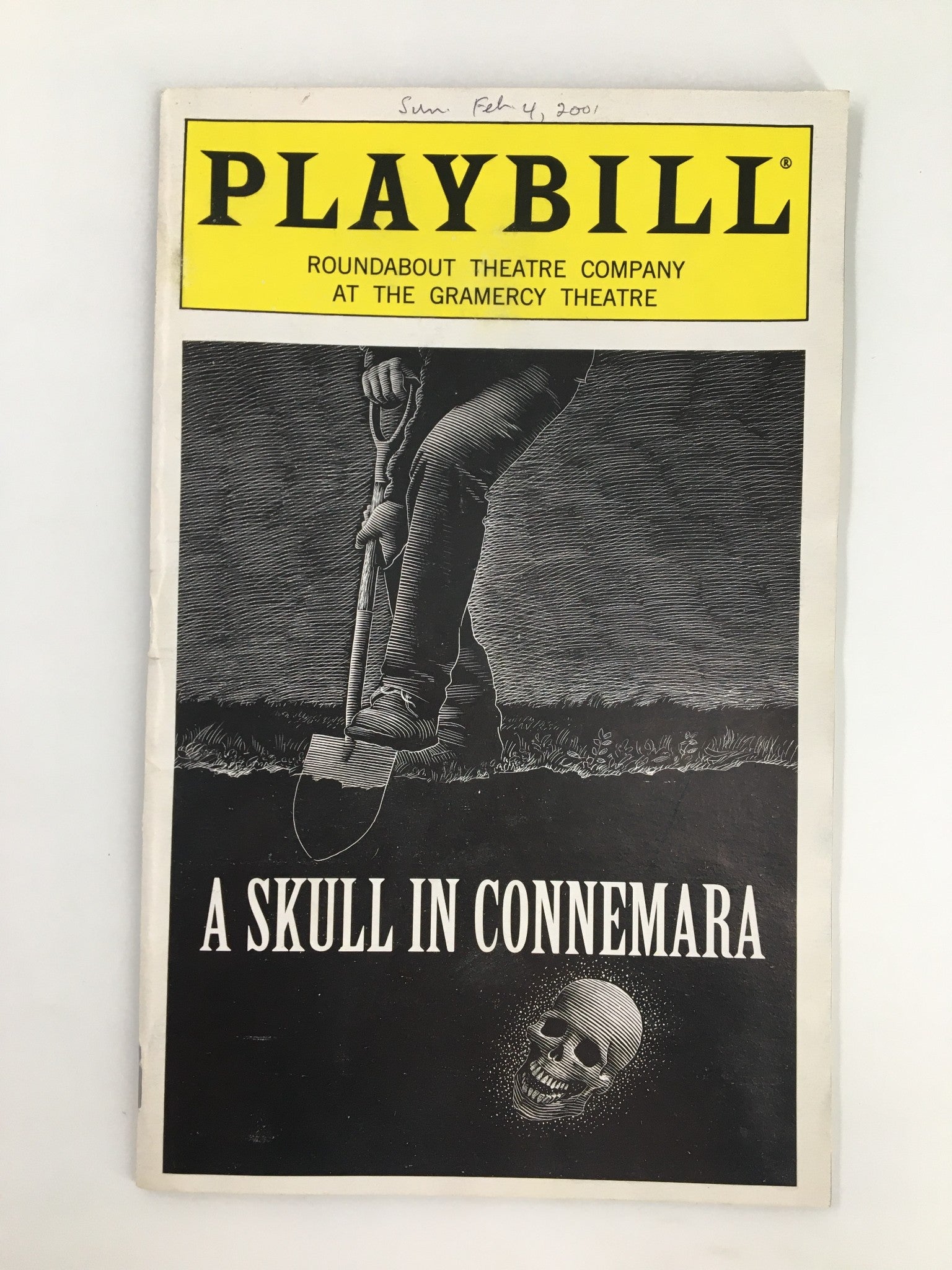 2001 Playbill Gramercy Theatre Kevin Tighe in A Skull in Connemara