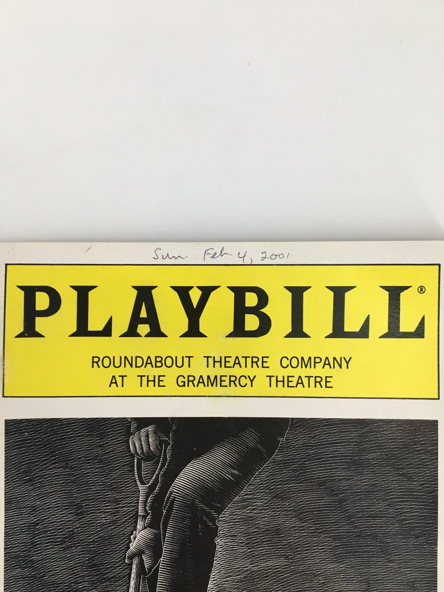 2001 Playbill Gramercy Theatre Kevin Tighe in A Skull in Connemara