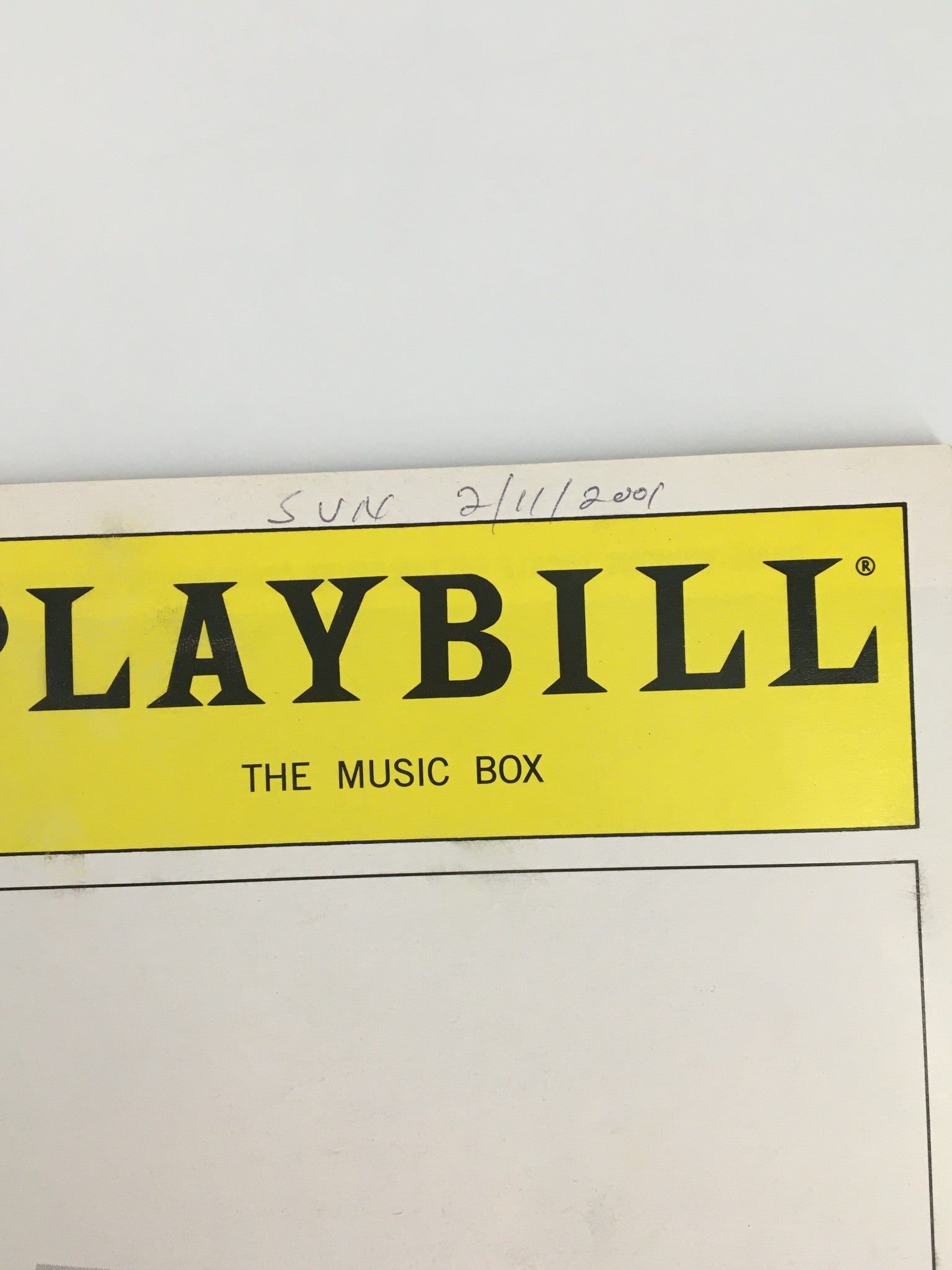 2001 Playbill The Music Box Henry Winkler in Neil Simon's The Dinner Party