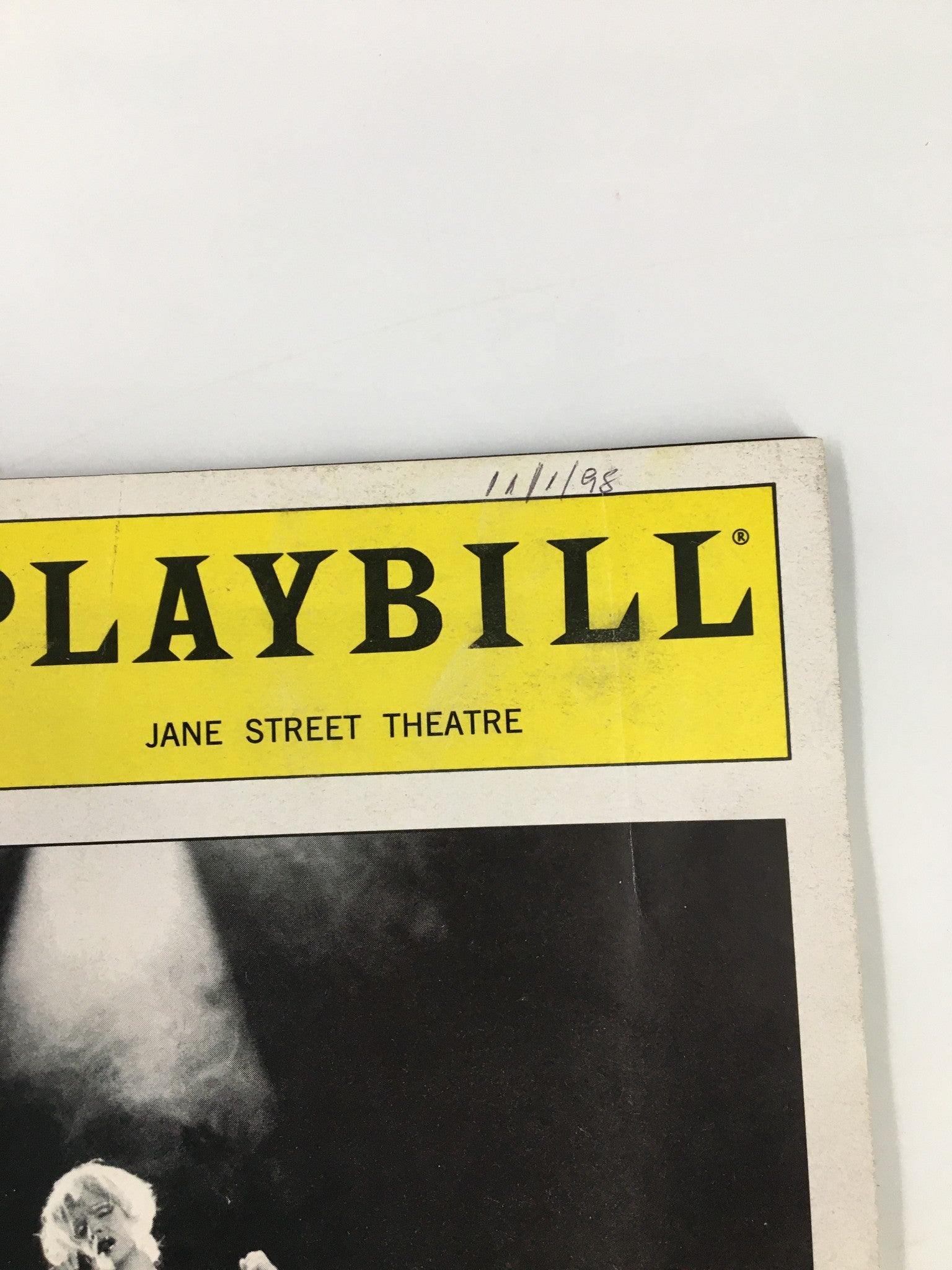 1998 Playbill Jane Street Theatre John Cameron Mitchell Hedwig & The Angry Inch