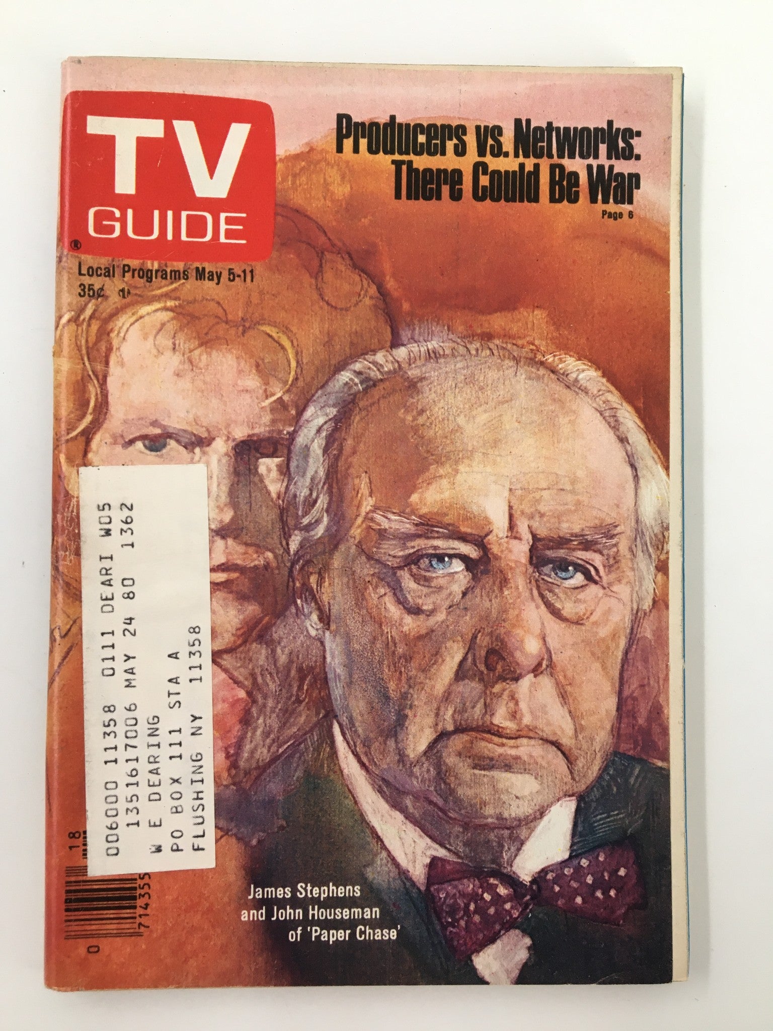 TV Guide Magazine May 5 1979 James Stephens John Houseman New York Metro Edition