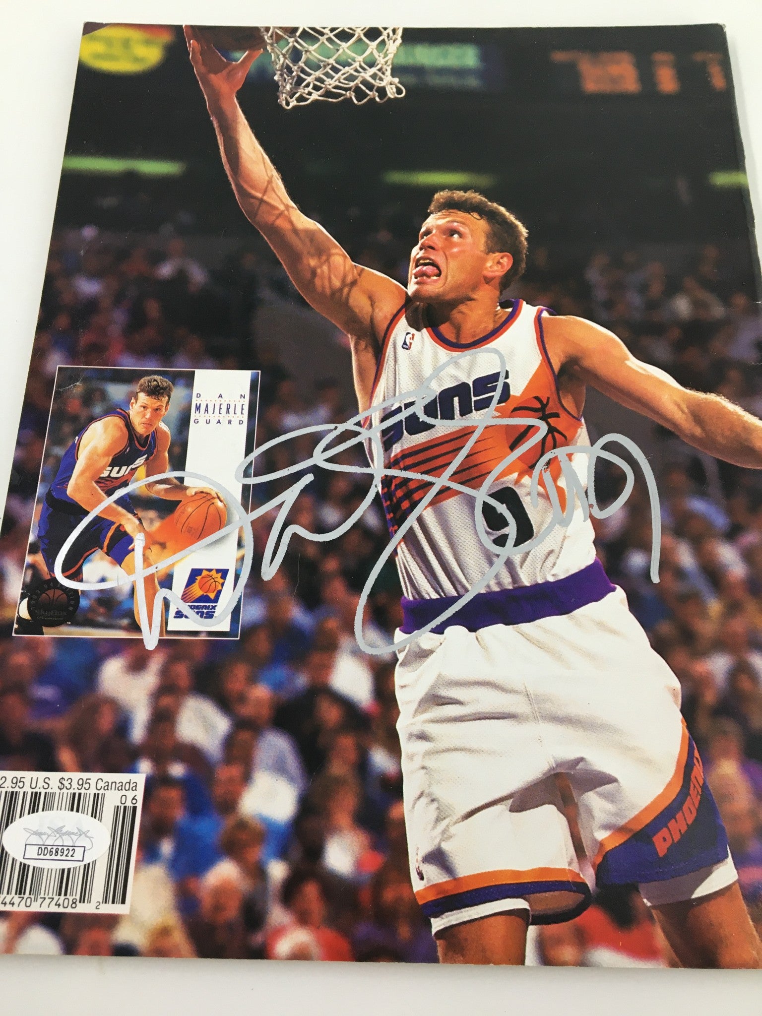 Dan Majerle Beckett Basketball #47 June 1994 JSA Certified Autographed