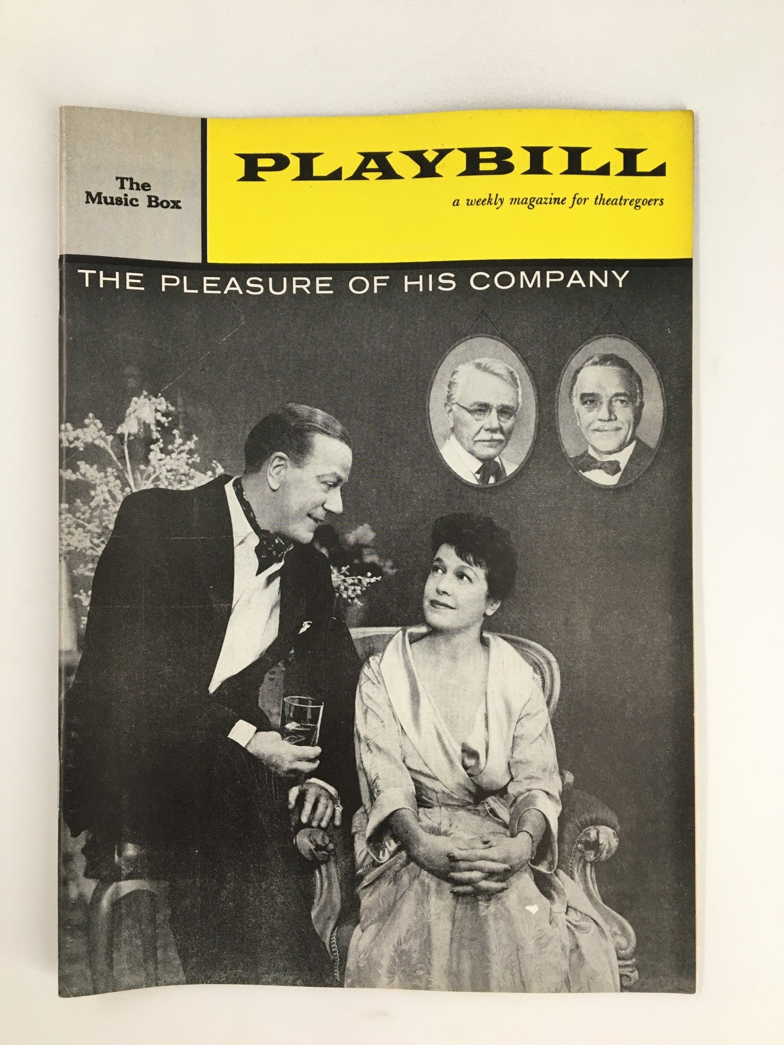 1959 Playbill The Music Box Cyril Ritchard in The Pleasure of his Company