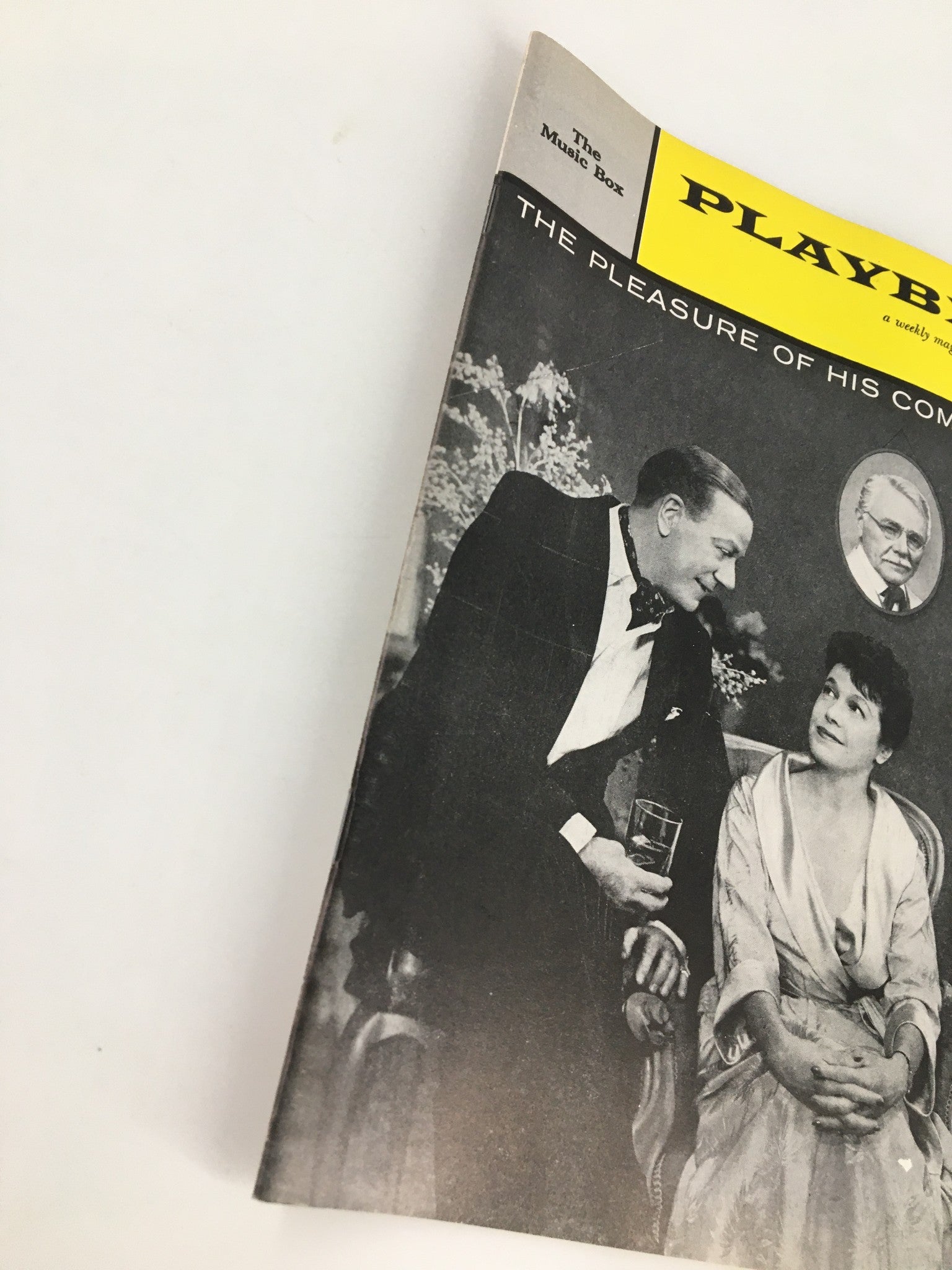 1959 Playbill The Music Box Cyril Ritchard in The Pleasure of his Company