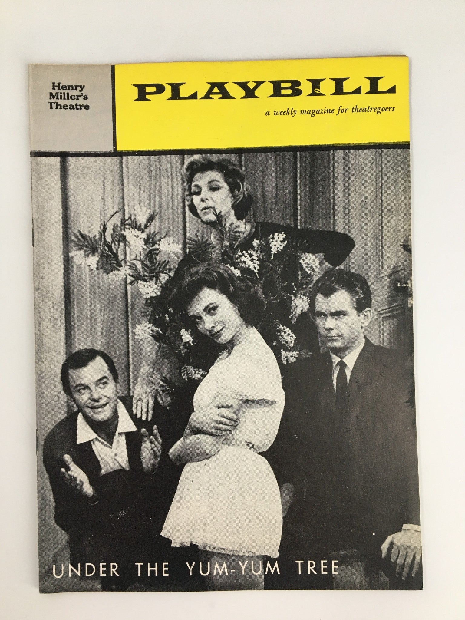 1960 Playbill Henry Miller's Theatre Gig Young in Under The Yum-Yum Tree