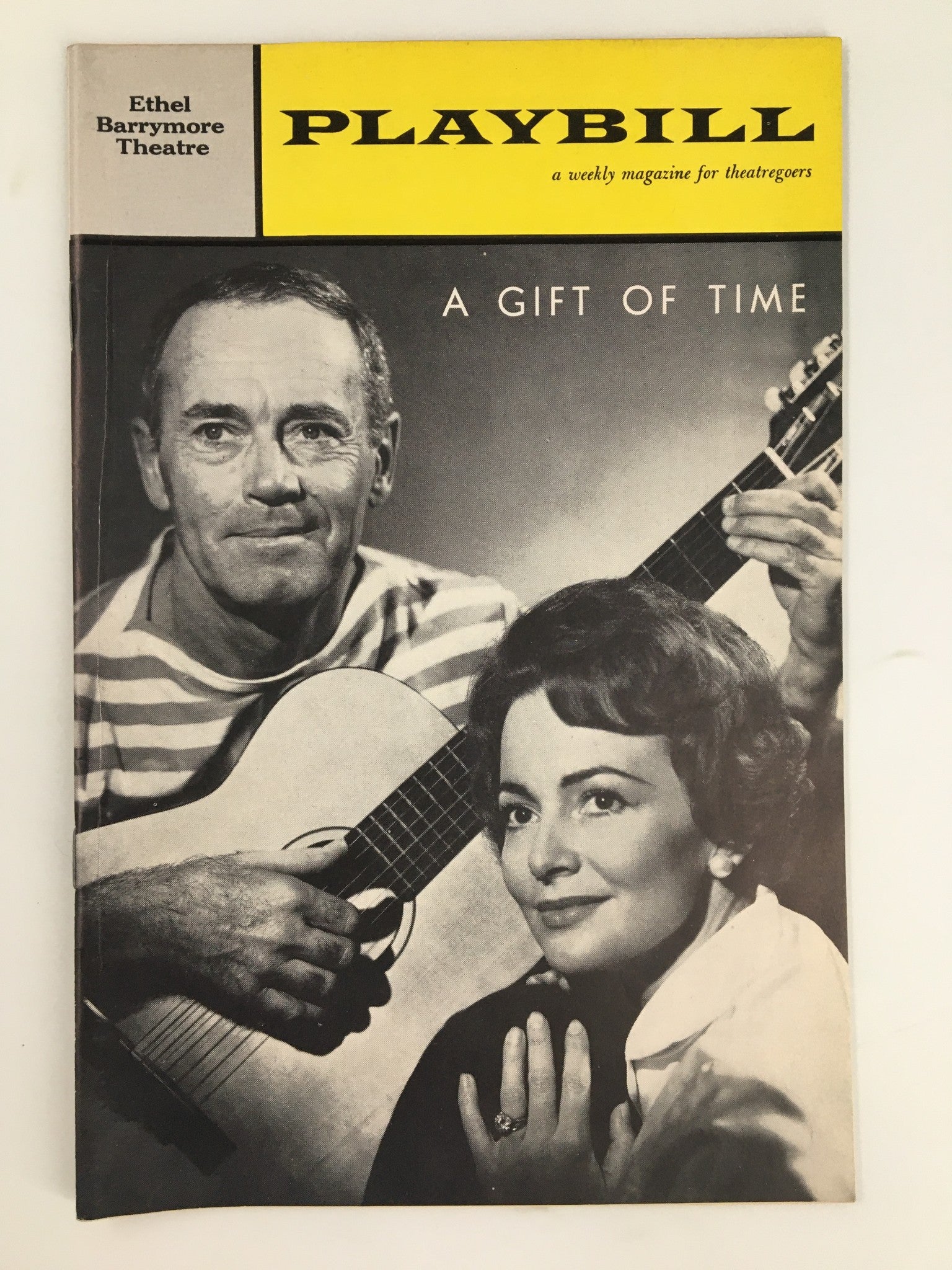 1962 Playbill Ethel Barrymore Theatre Henry Fonda in A Gift of Time