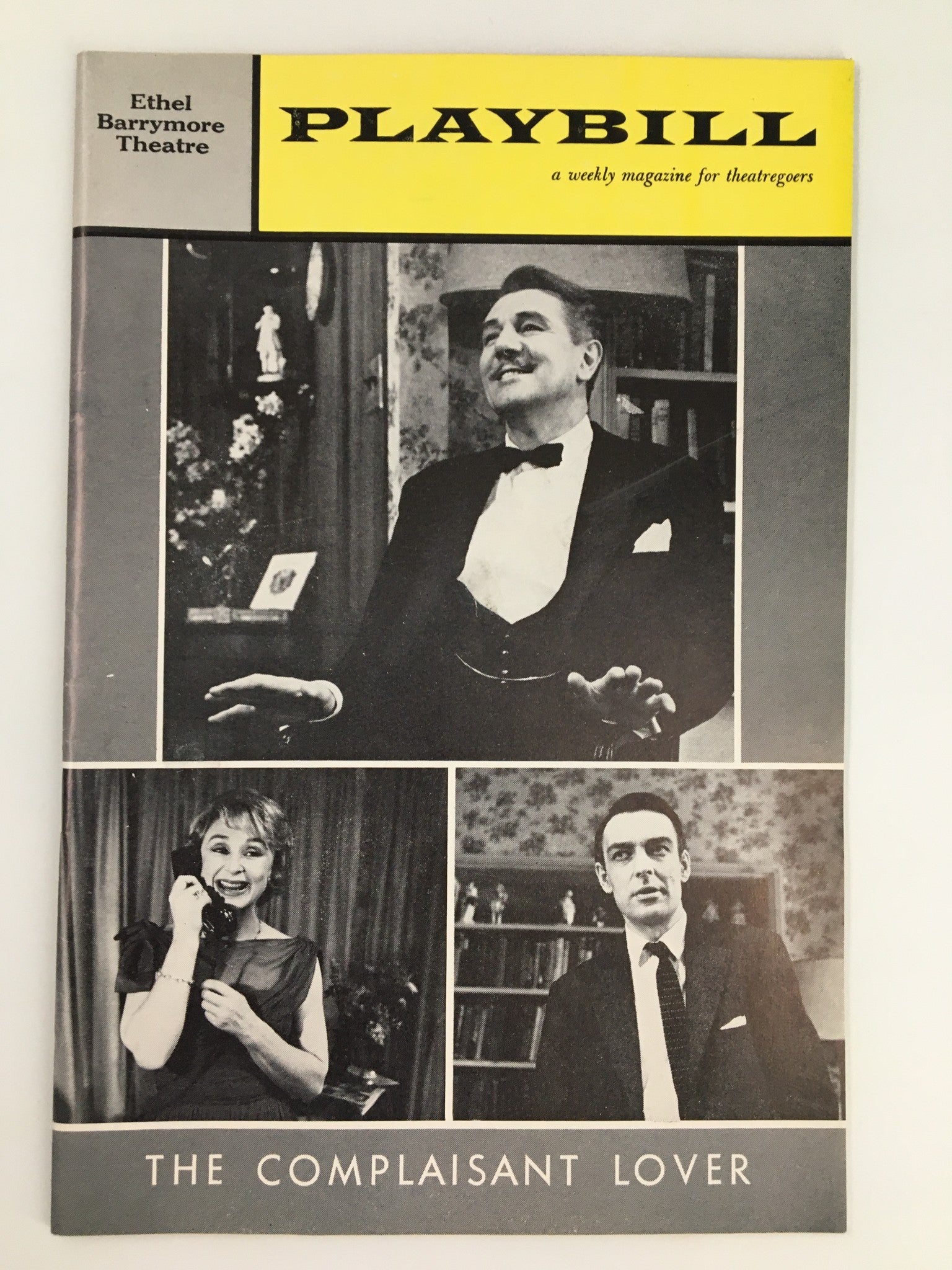 1962 Playbill Ethel Barrymore Theatre Michael Redgrave in The Complaisant Lover