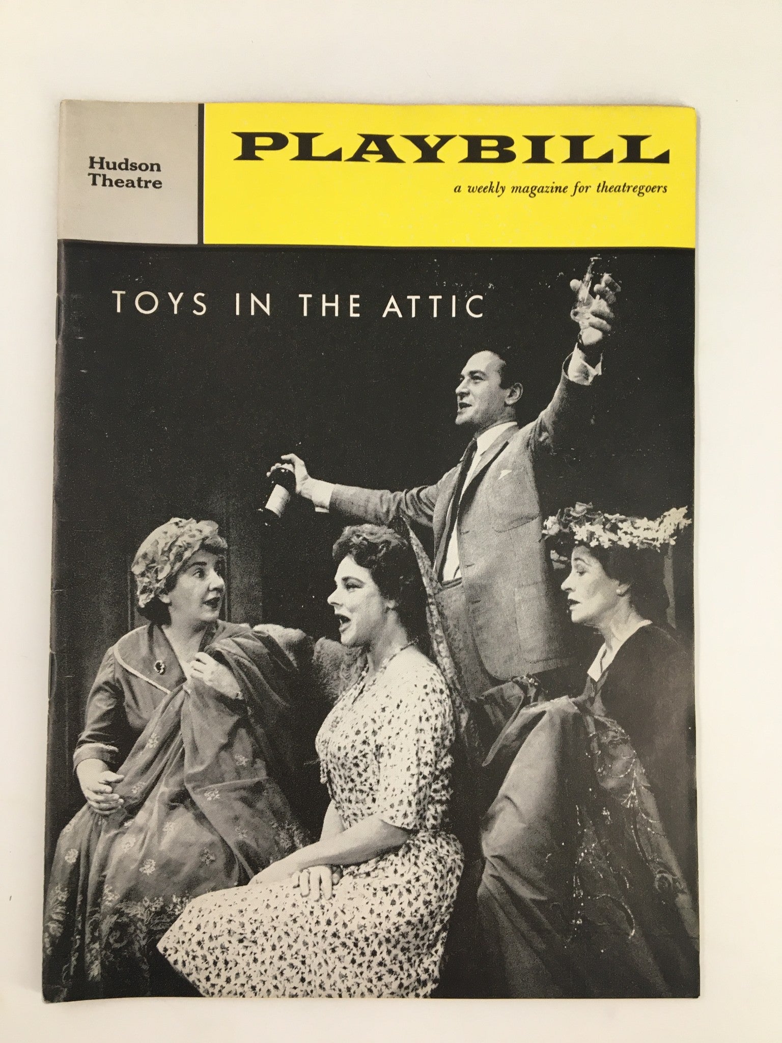 1961 Playbill Hudson Theatre Maureen Stapleton in Toys In The Attic