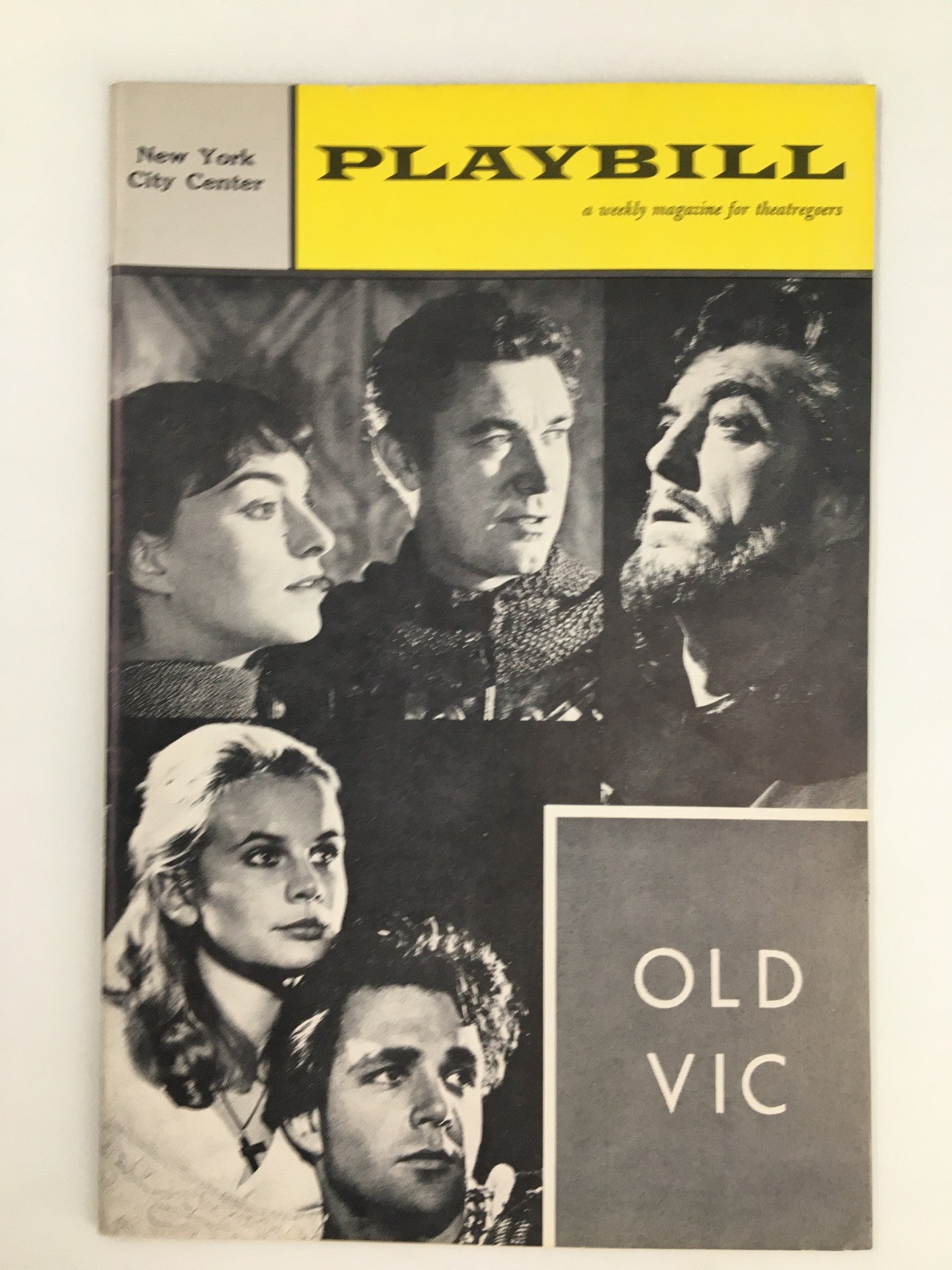 1962 Playbill New York City Center Barbara Jefford in The Old Vic Company