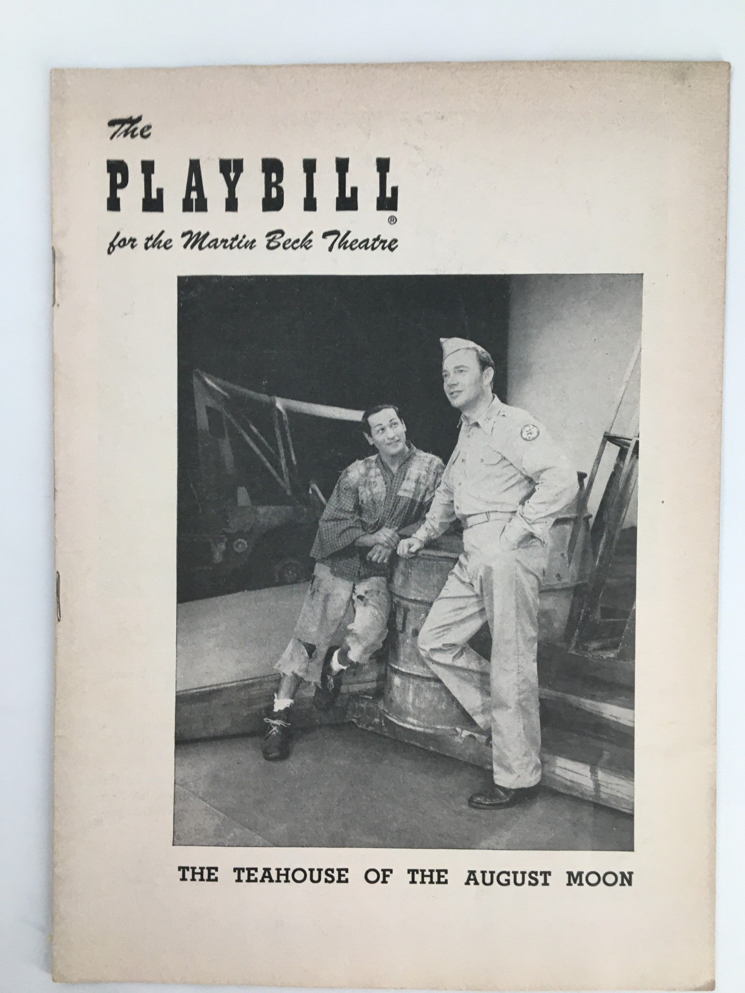 1955 Playbill Martin Beck Theatre Eli Wallach in The Teahouse of the August Moon