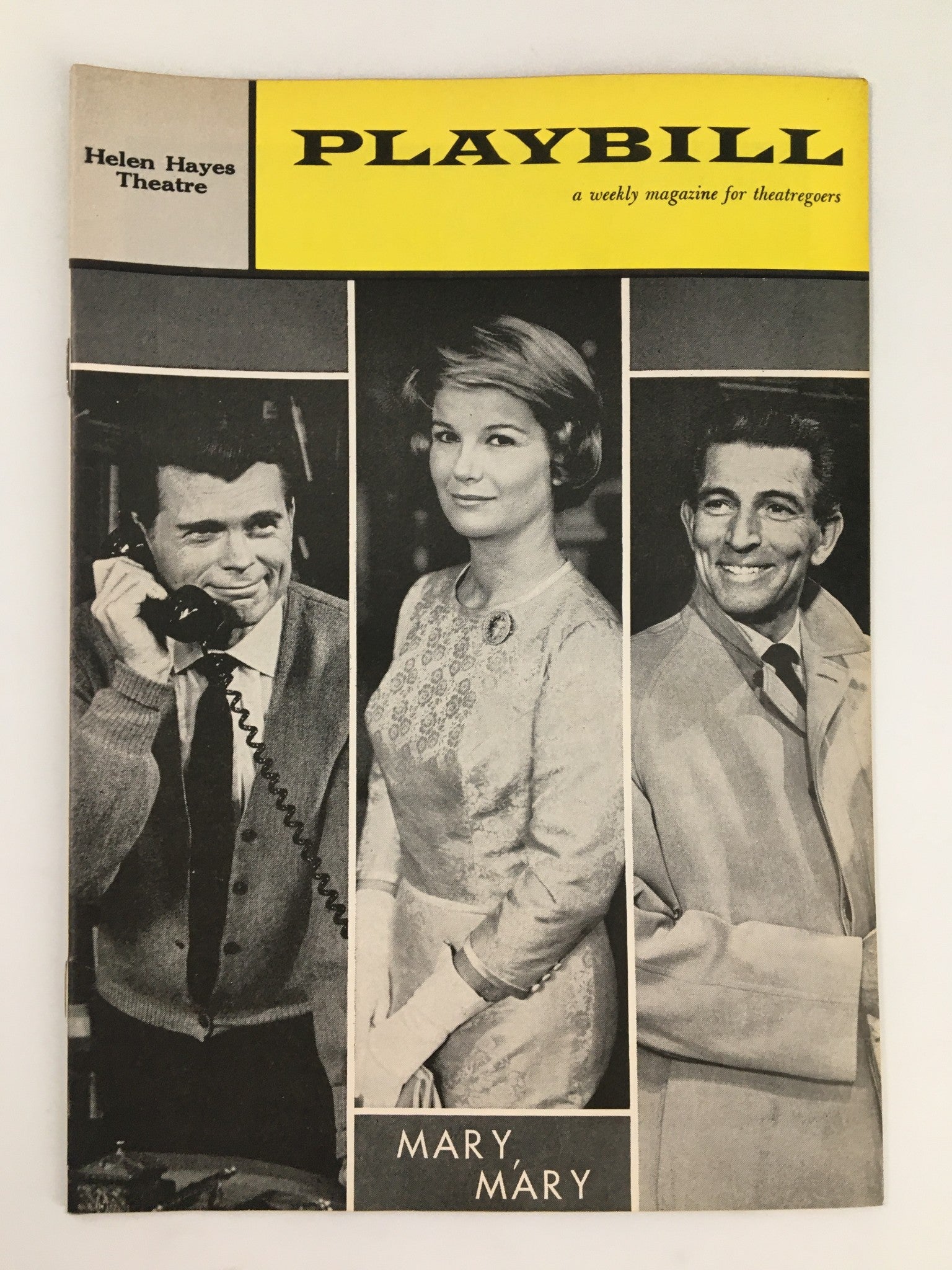 1961 Playbill Helen Hayes Theatre Barbara Bel Geddes in Mary, Mary