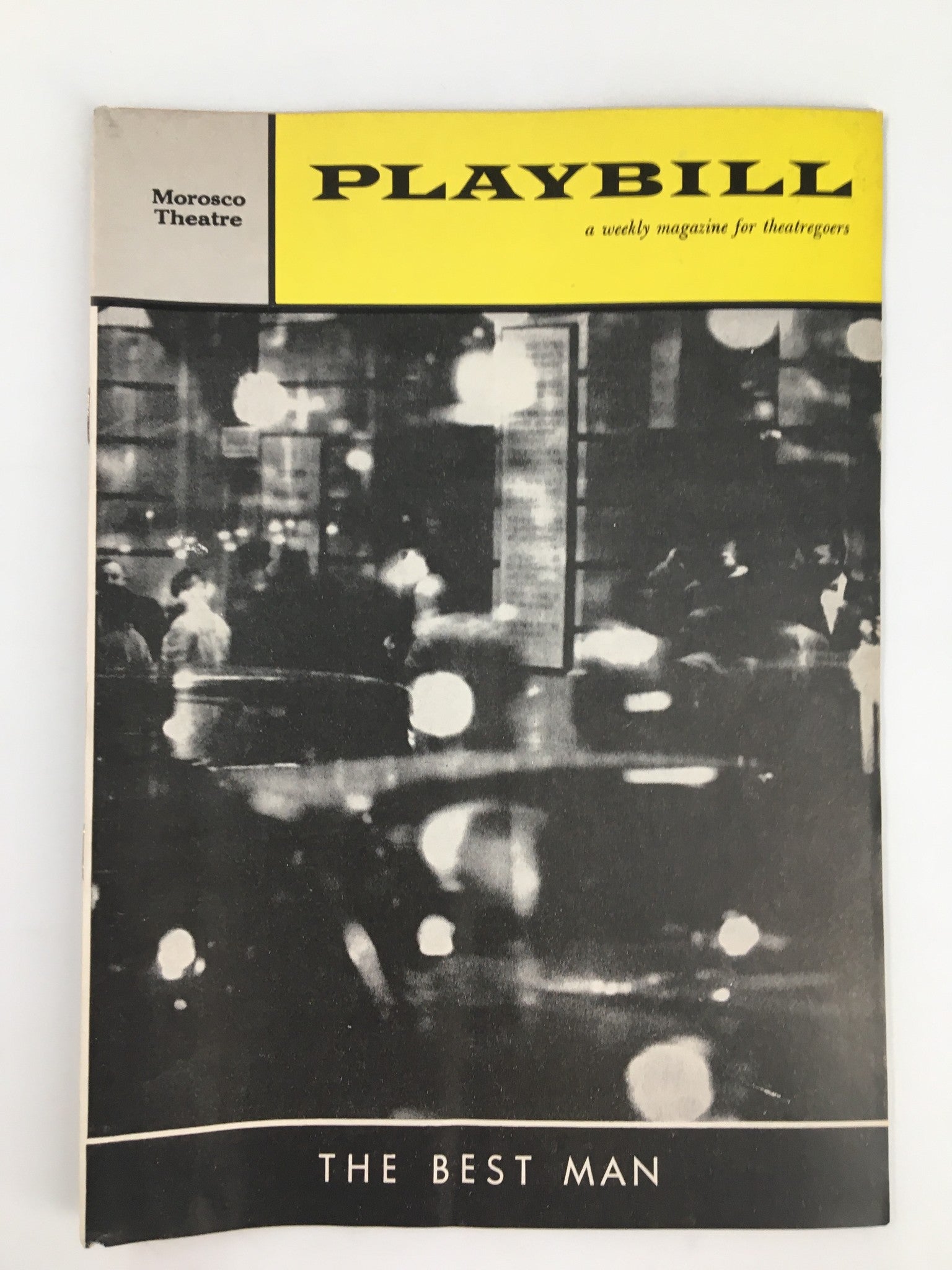 1961 Playbill Morosco Theatre Lee Tracy, Frank Lovejoy in The Best Man