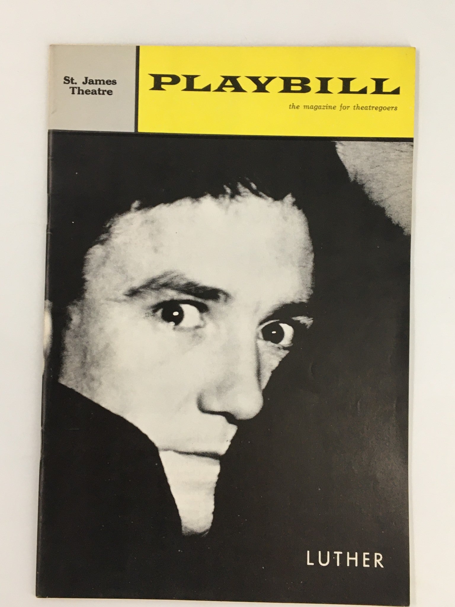 1963 Playbill St. James Theatre Albert Finney, George Matthews in Luther