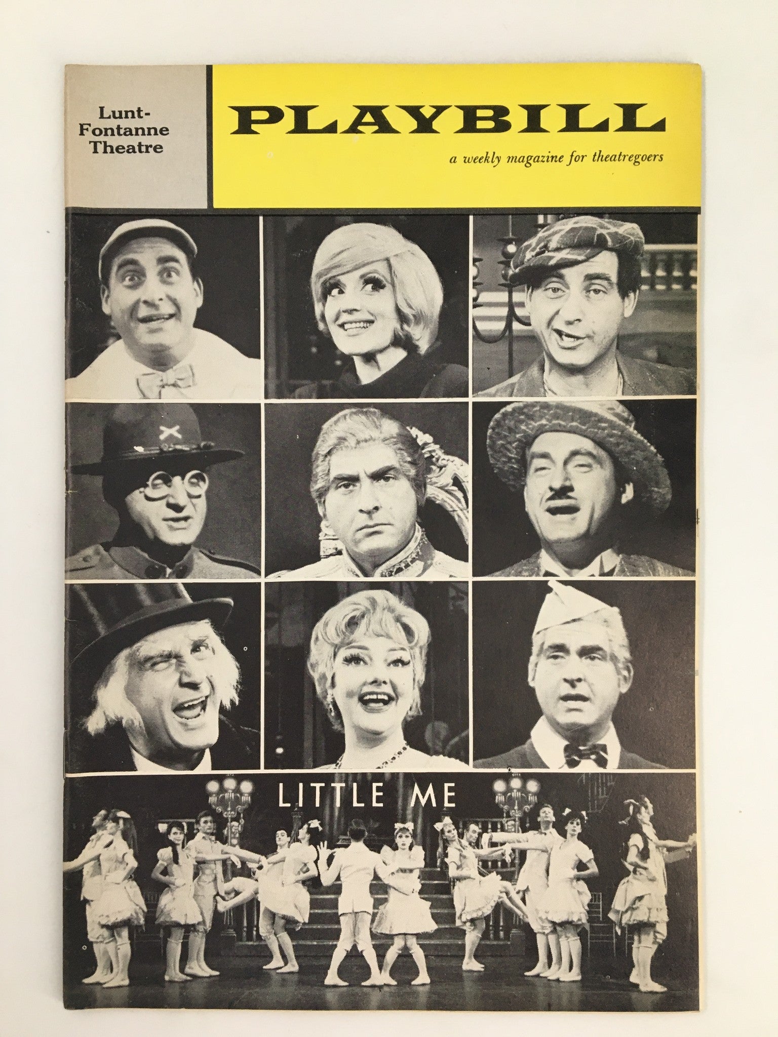 1962 Playbill Lunt-Fontanne Theatre Sid Caesar, Virginia Martin in Little Me