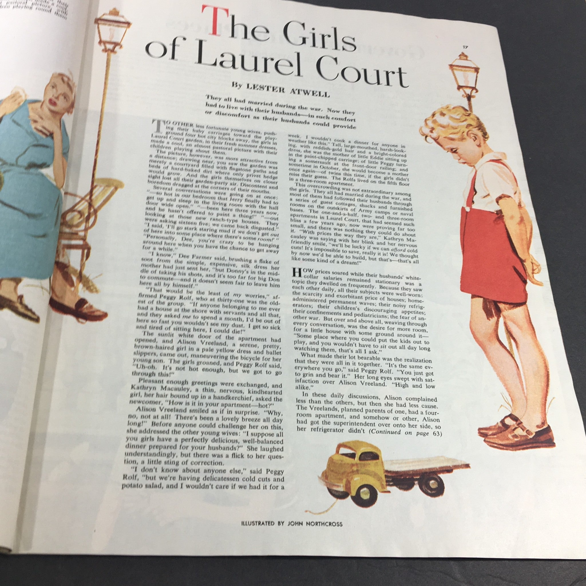 VTG Collier's Magazine July 16 1949 The Girls of Laurel Scout by Lester Atwell