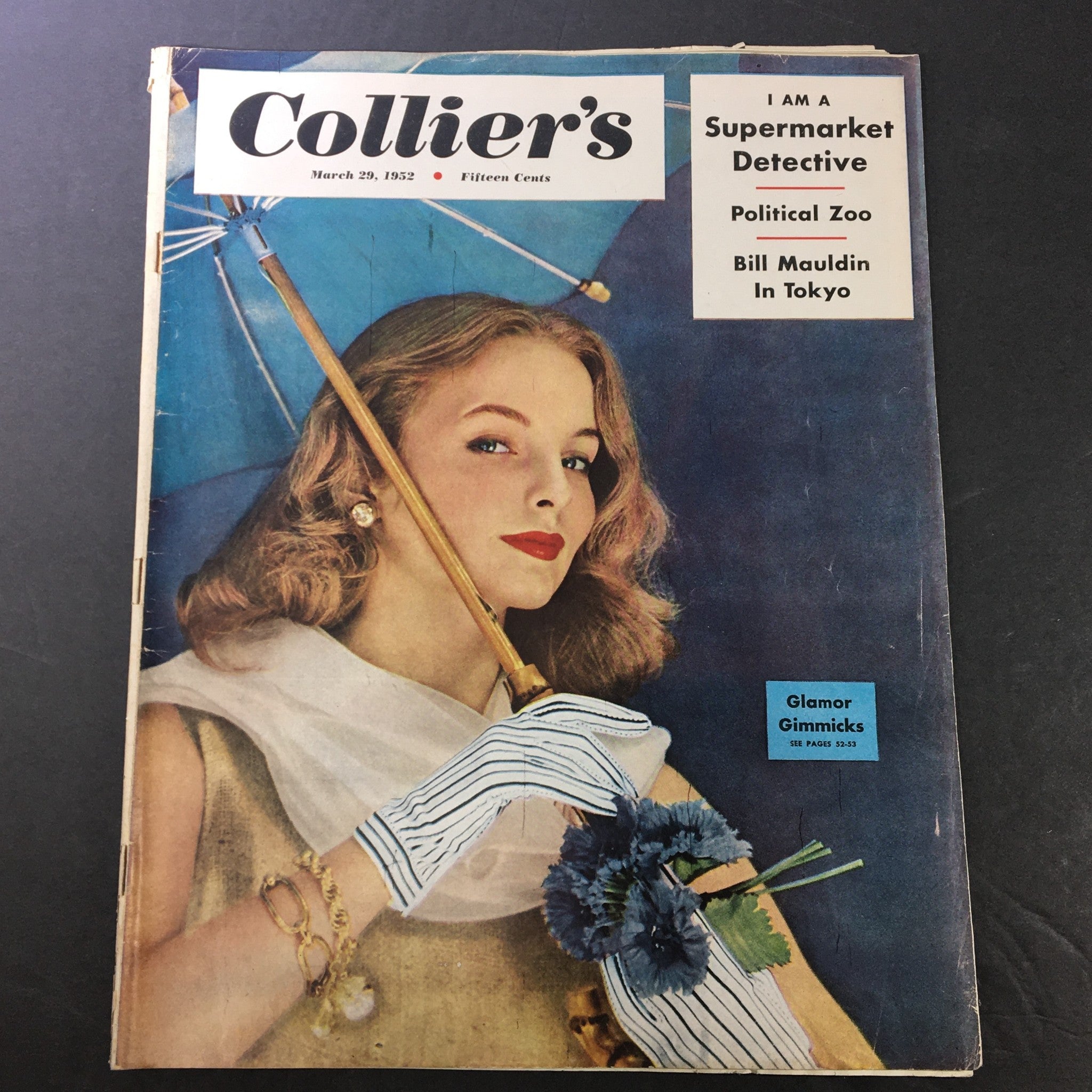 VTG Collier's Magazine March 29 1952 Stopover in Tokyo by Bill Mauldin