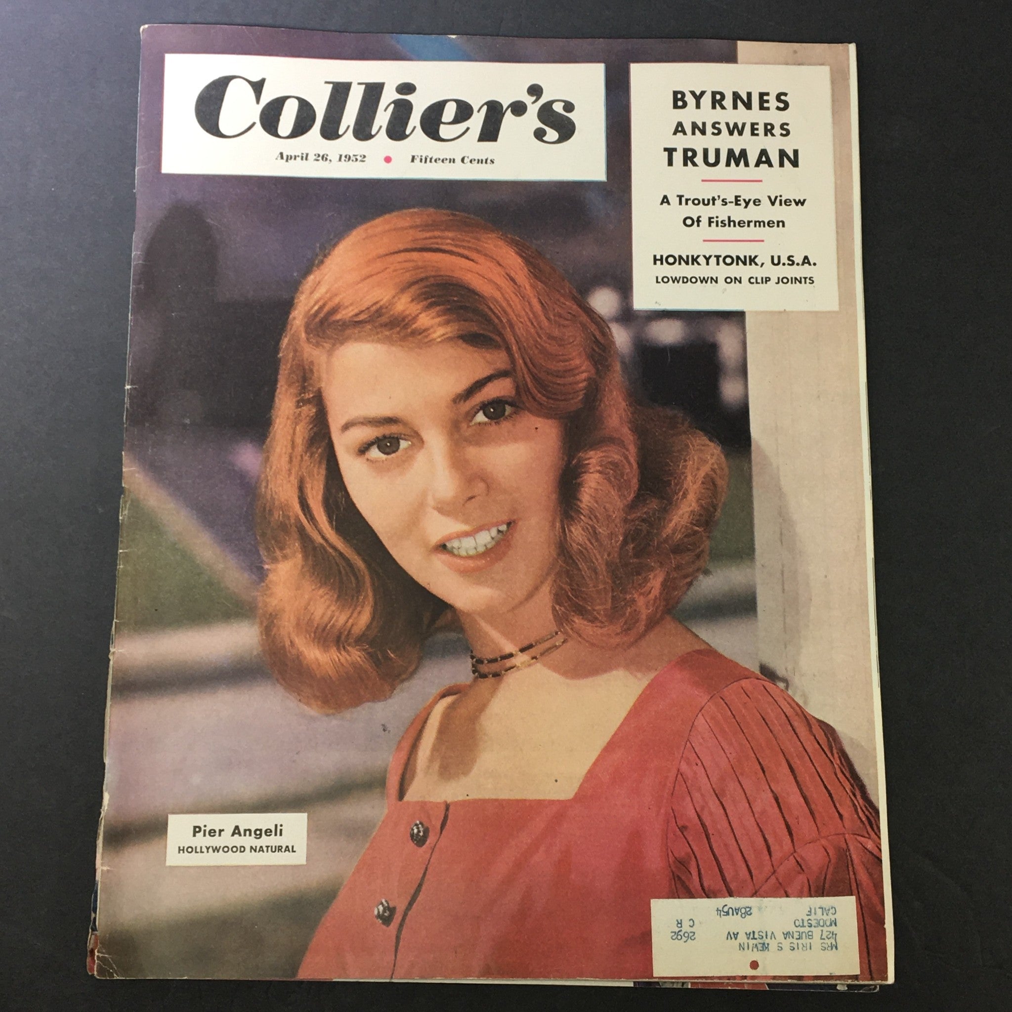 VTG Collier's Magazine April 26 1952 James F. Byrnes, Harry S. Truman