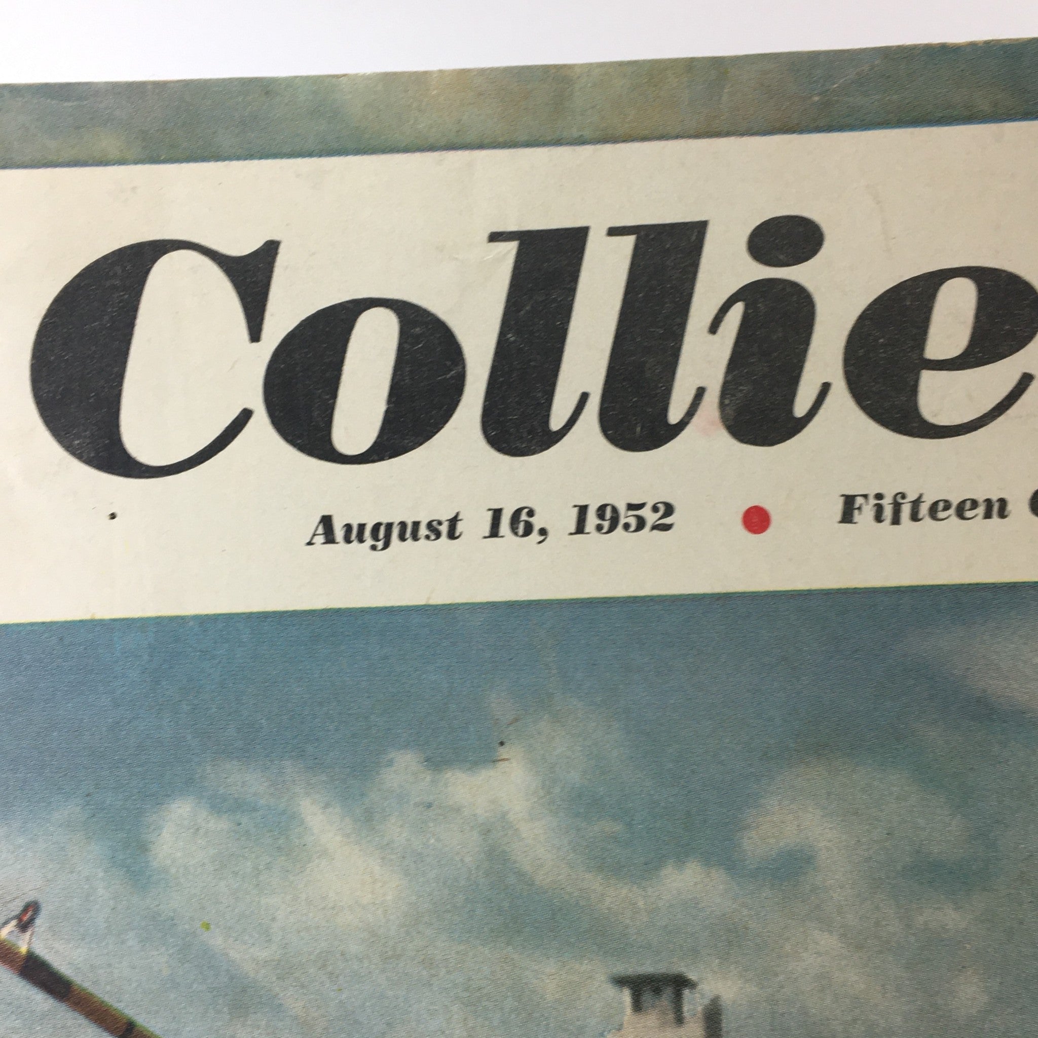 VTG Collier's Magazine August 16 1952 Pigs Have Wings PG Wodehouse, Newsstand