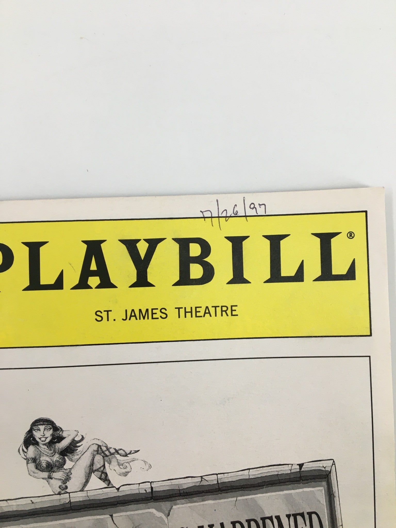 1997 Playbill St. James Theatre A Funny Thing Happened On The Way To Forum