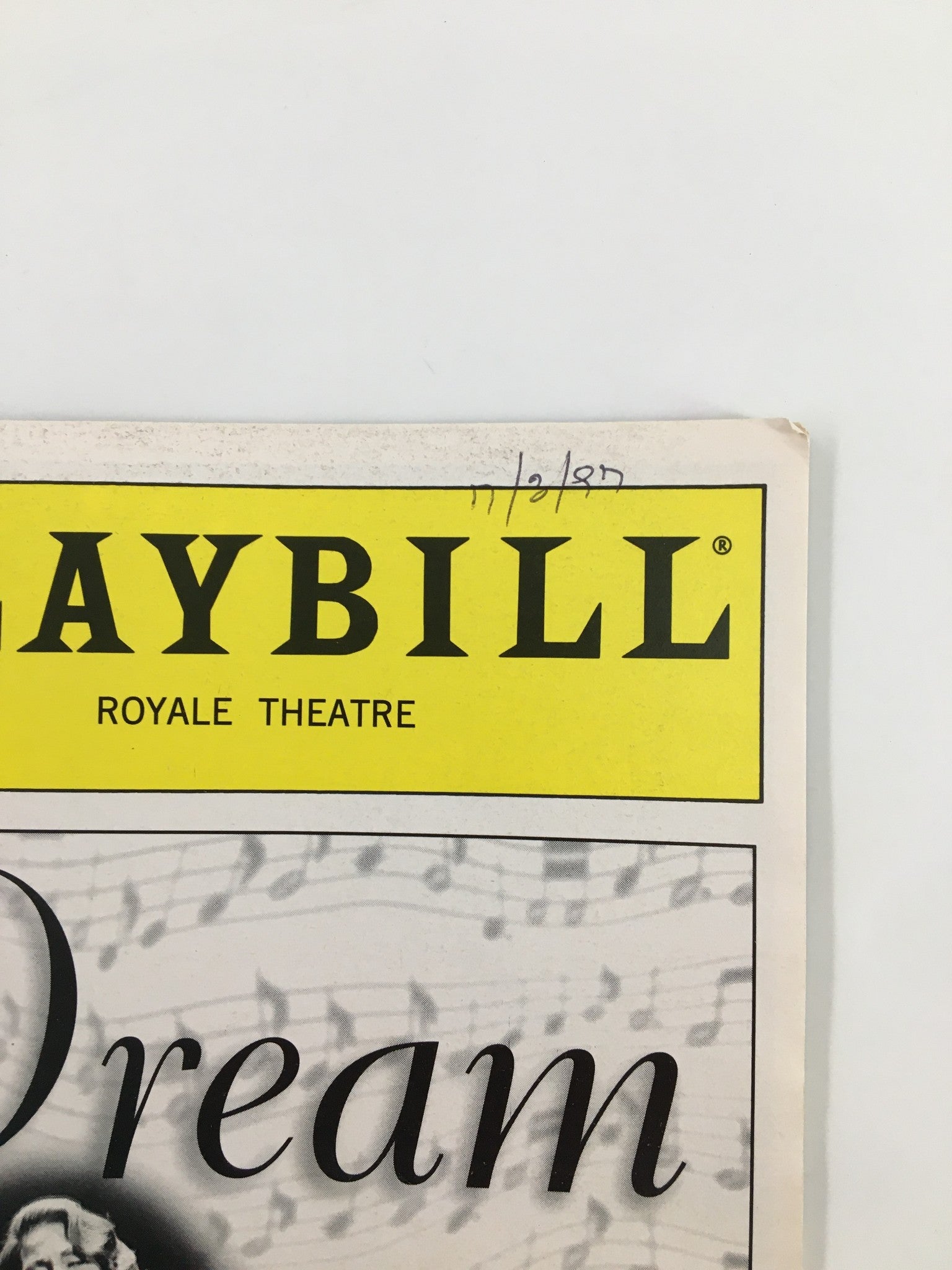 1997 Playbill Royale Theatre Lesley Ann Warren, Margaret Whiting in Dream