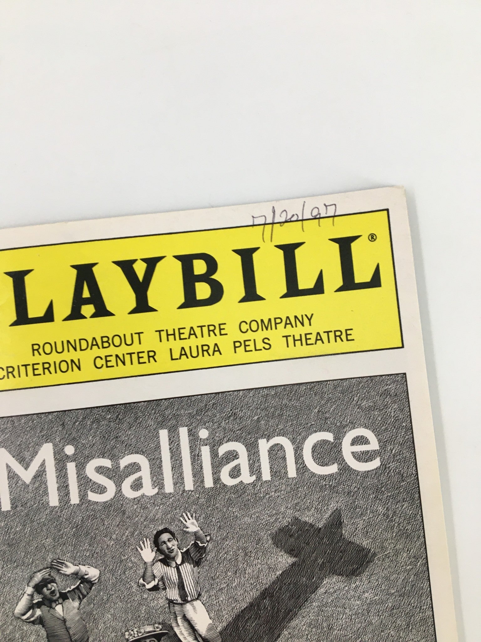 1997 Playbill Criterion Center Laura Pels Theatre Brian Murray in Misalliance