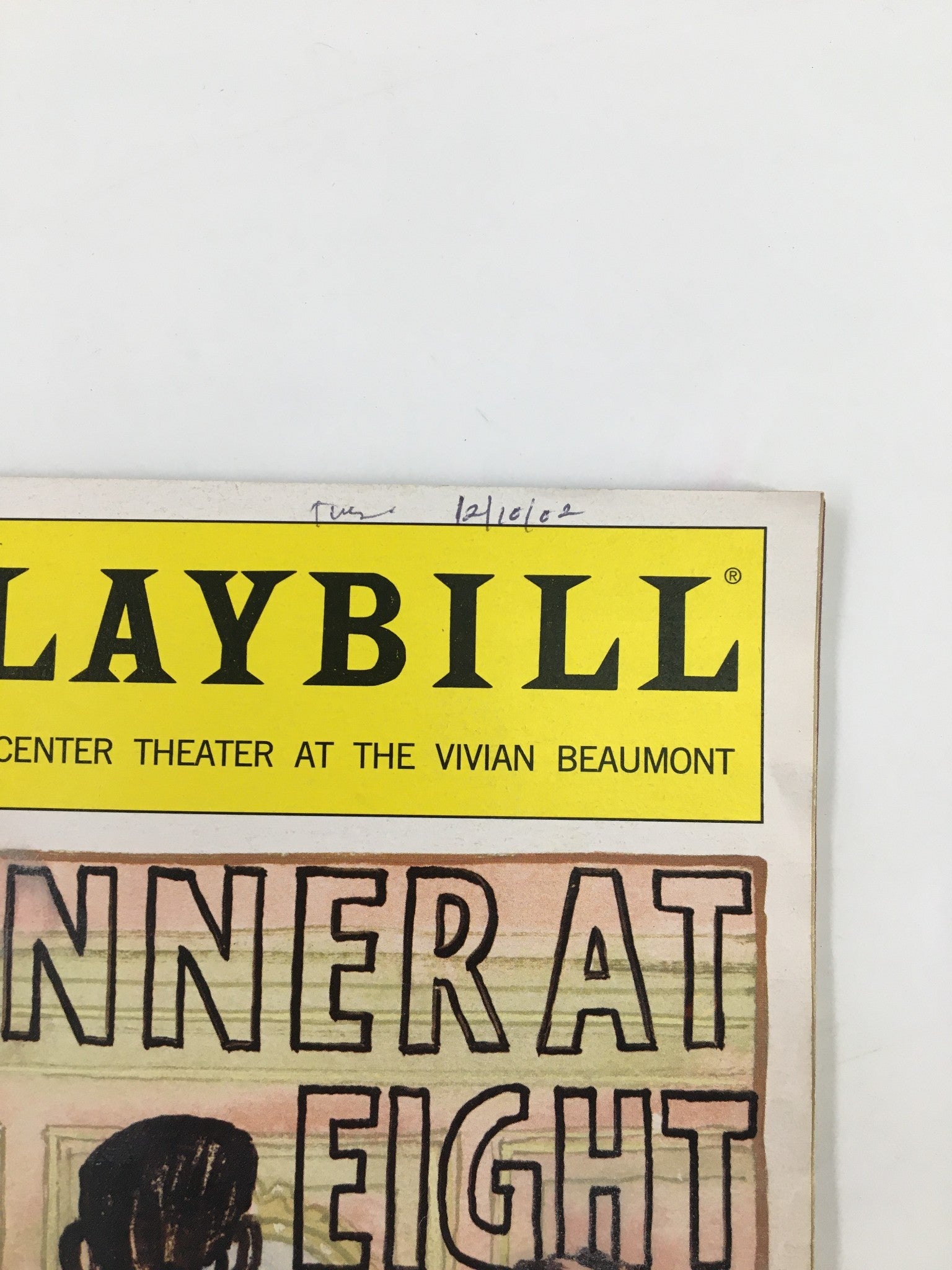 2002 Playbill The Vivian Beaumont Joanne Camp in Dinner at Eight