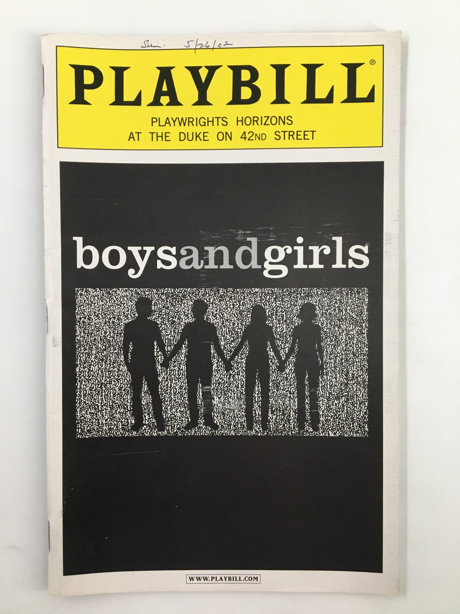 2002 Playbill Playwright Horizons Nadia Dajani in Boys and Girls