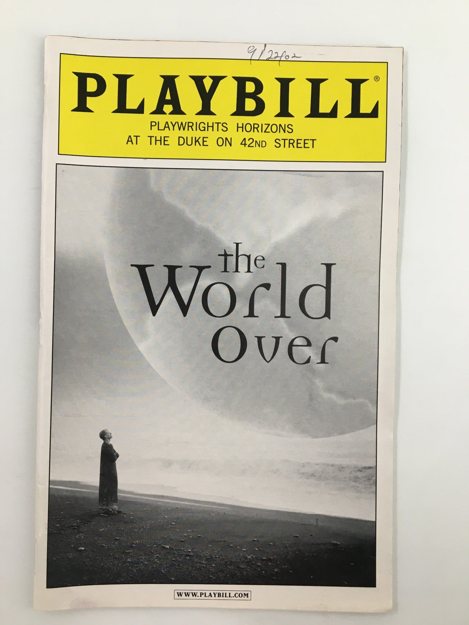 2002 Playbill Playwright Horizons Mia Barron in The World Over by Keith Bunin