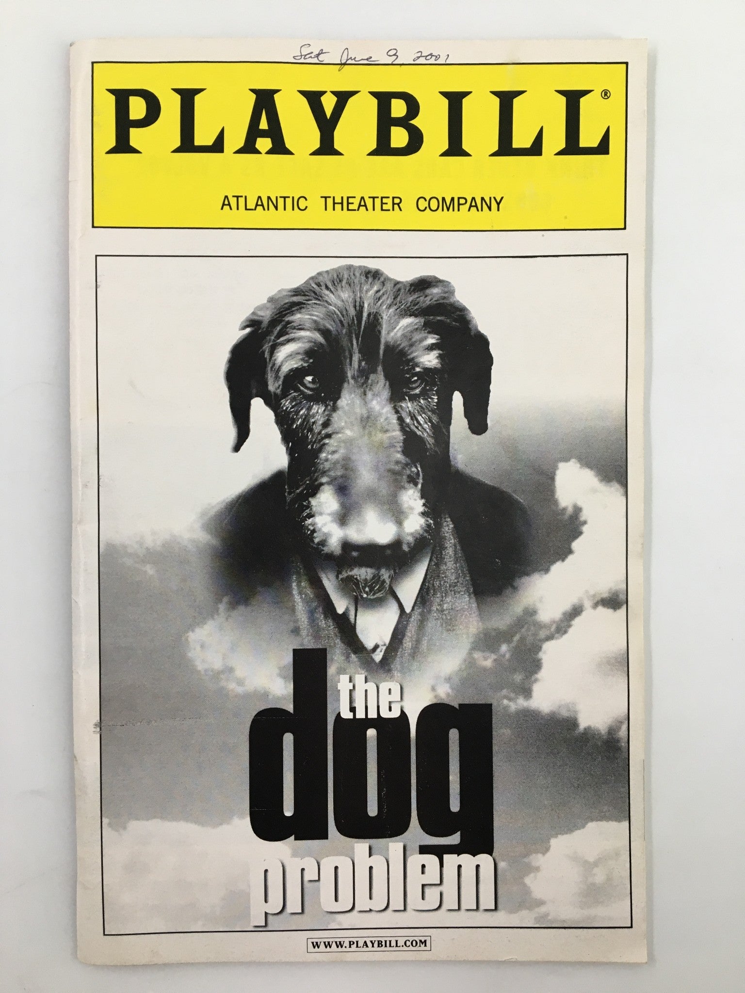 2001 Playbill Atlantic Theater Company Victor Argo in The Dog Problem