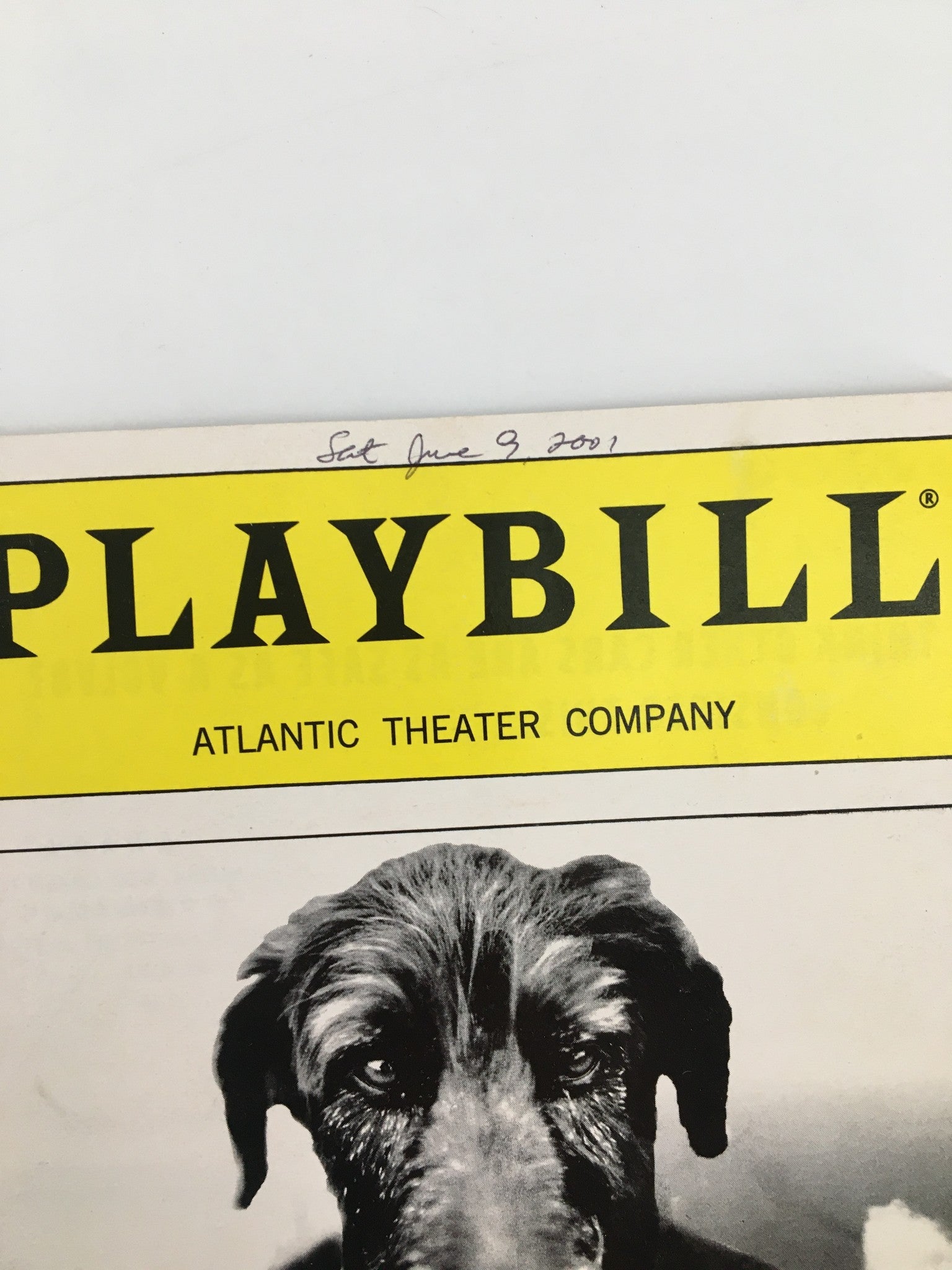 2001 Playbill Atlantic Theater Company Victor Argo in The Dog Problem