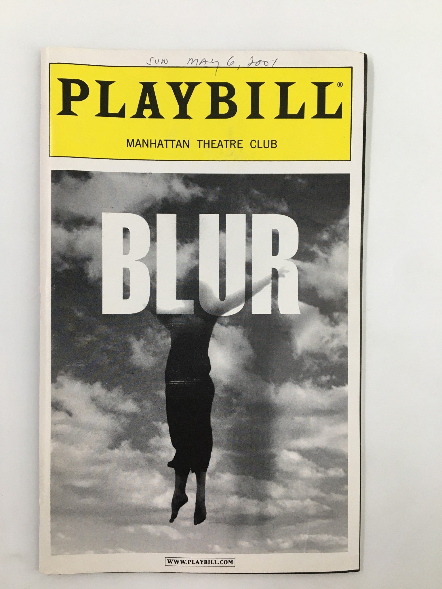 2001 Playbill Manhattan Theatre Club Polly Draper in Blur by Melanie Marnich