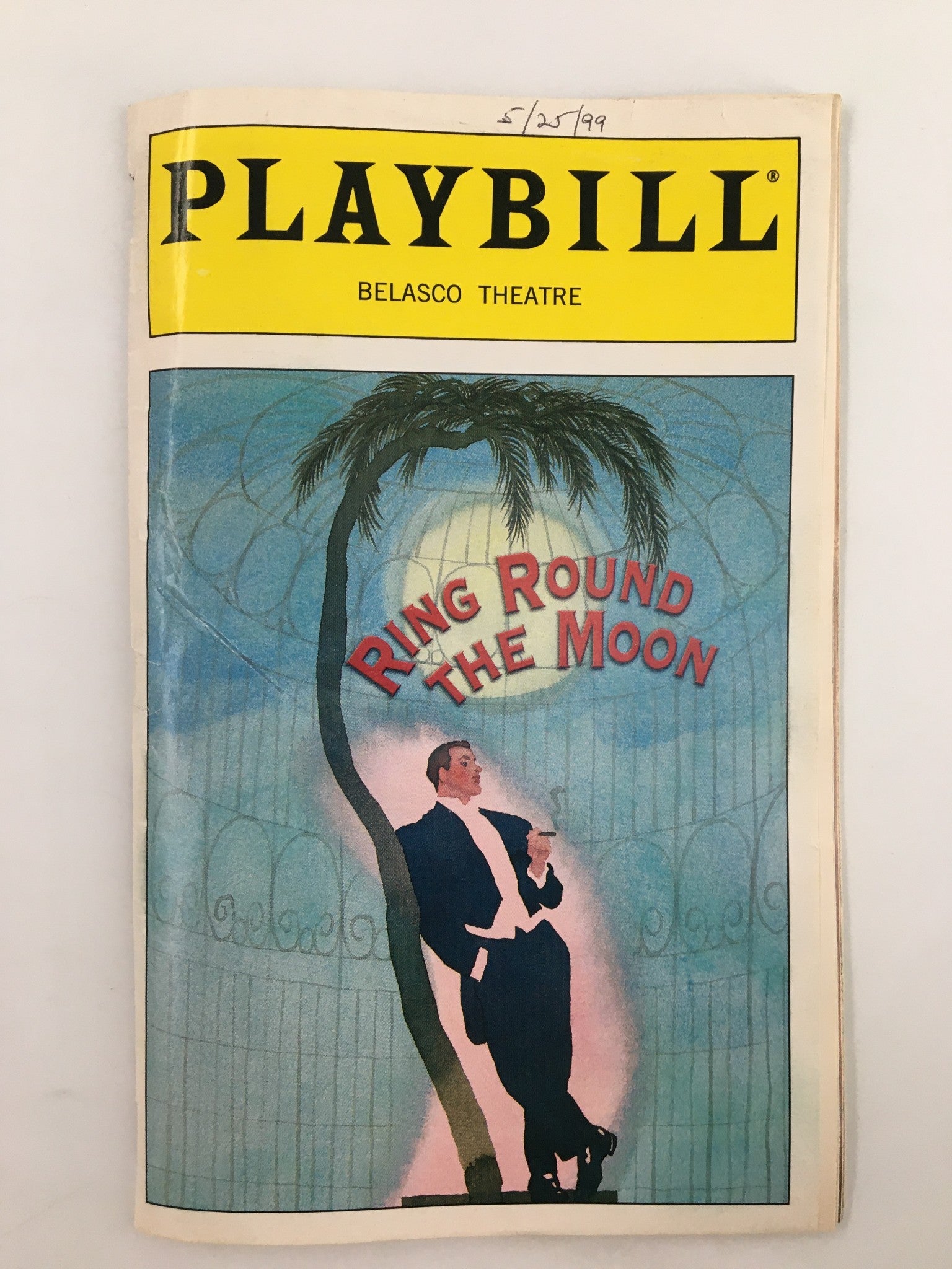 1999 Playbill Belasco Theatre Candy Buckley in Ring Round The Moon