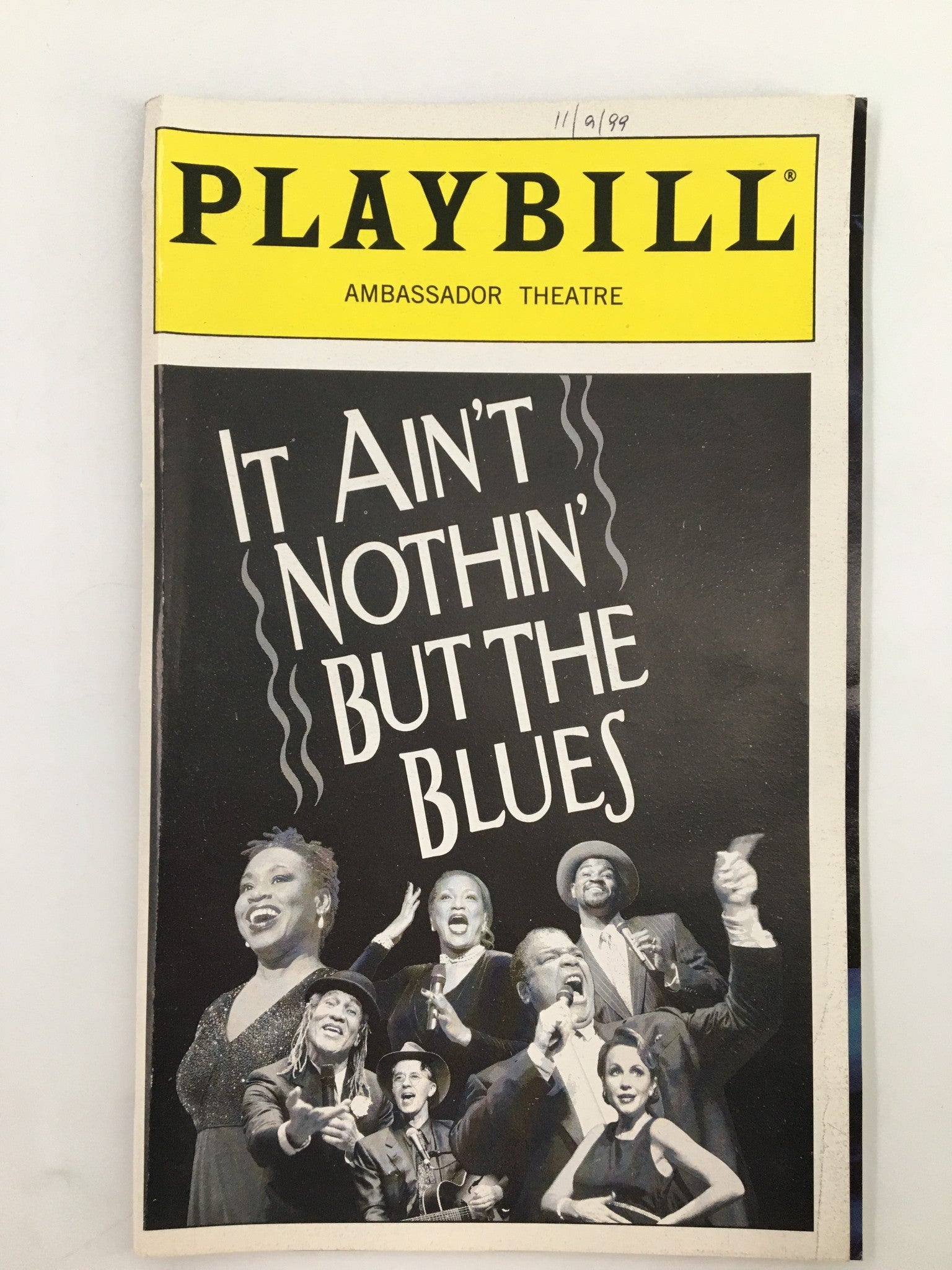 1999 Playbill Ambassador Theatre Eric Krebs in It Ain't Nothin' But The Blues