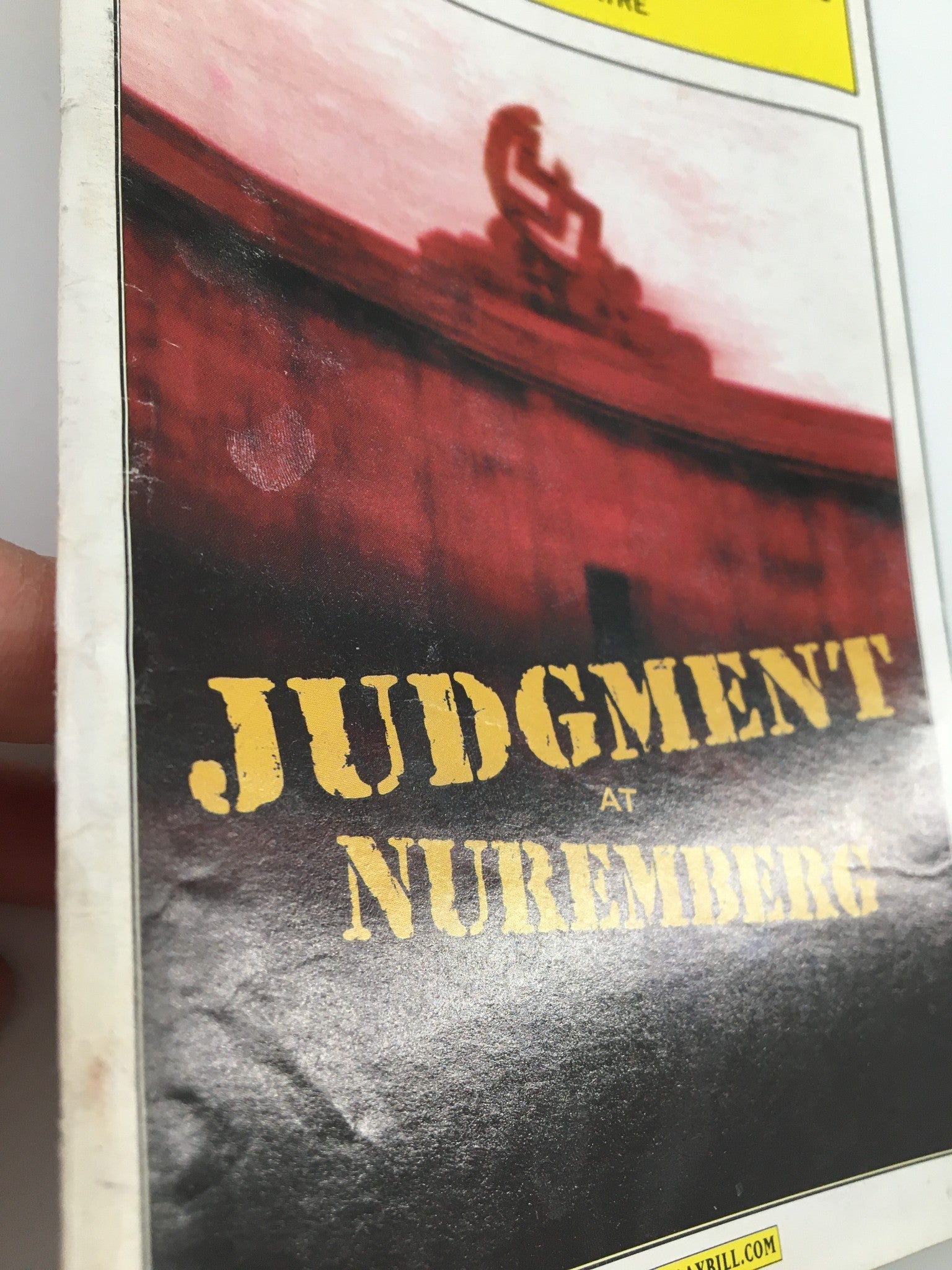 2001 Playbill National Actors Theatre Michael Hayden in Judgement at Numbering