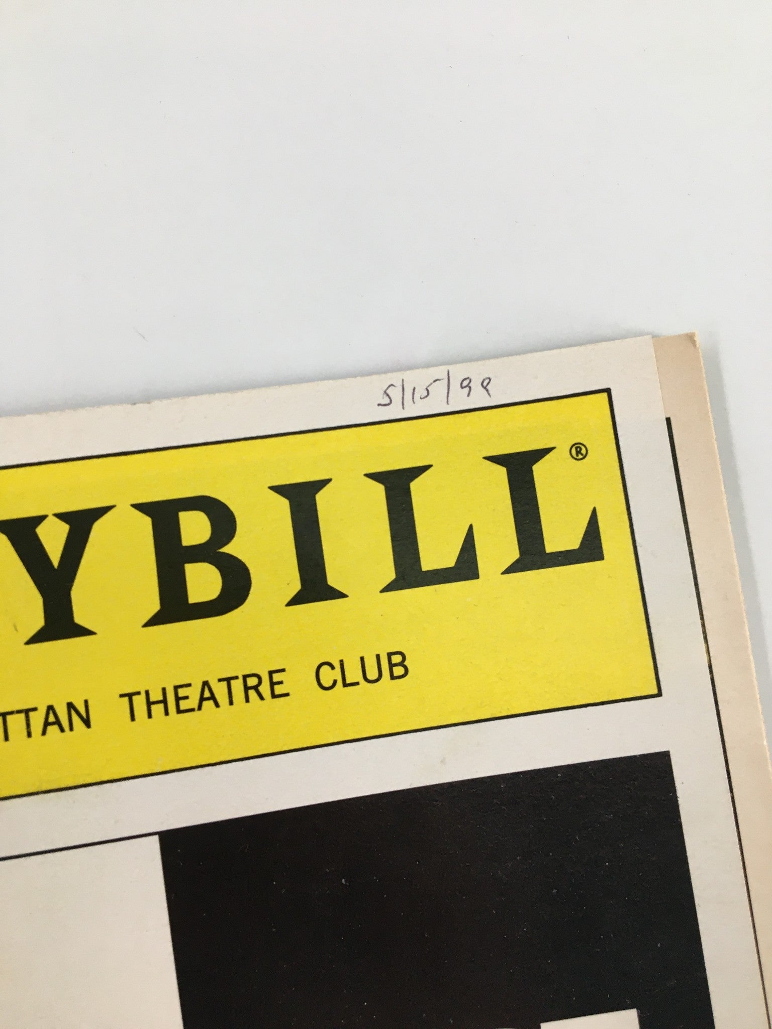 1999 Playbill Manhattan Theatre Club Purya Bedi in East is East by Ayub Khan-Din