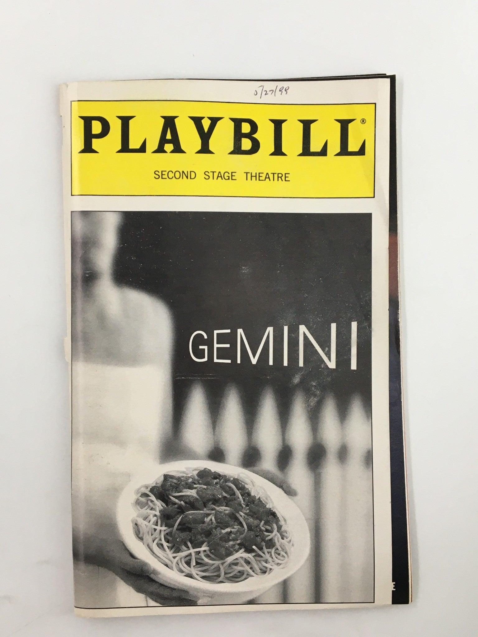 1999 Playbill Second Stage Theatre Julie Boyd in Gemini by Albert Innaurato