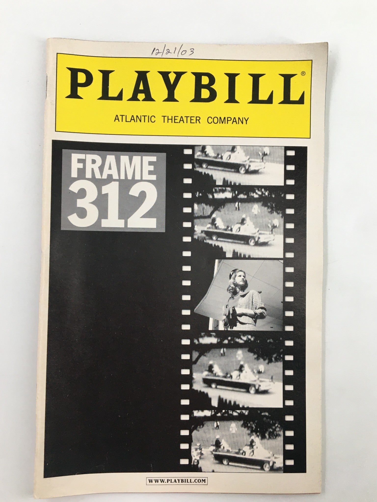 2003 Playbill Atlantic Theater Company Larry Bryggman in Frame 312