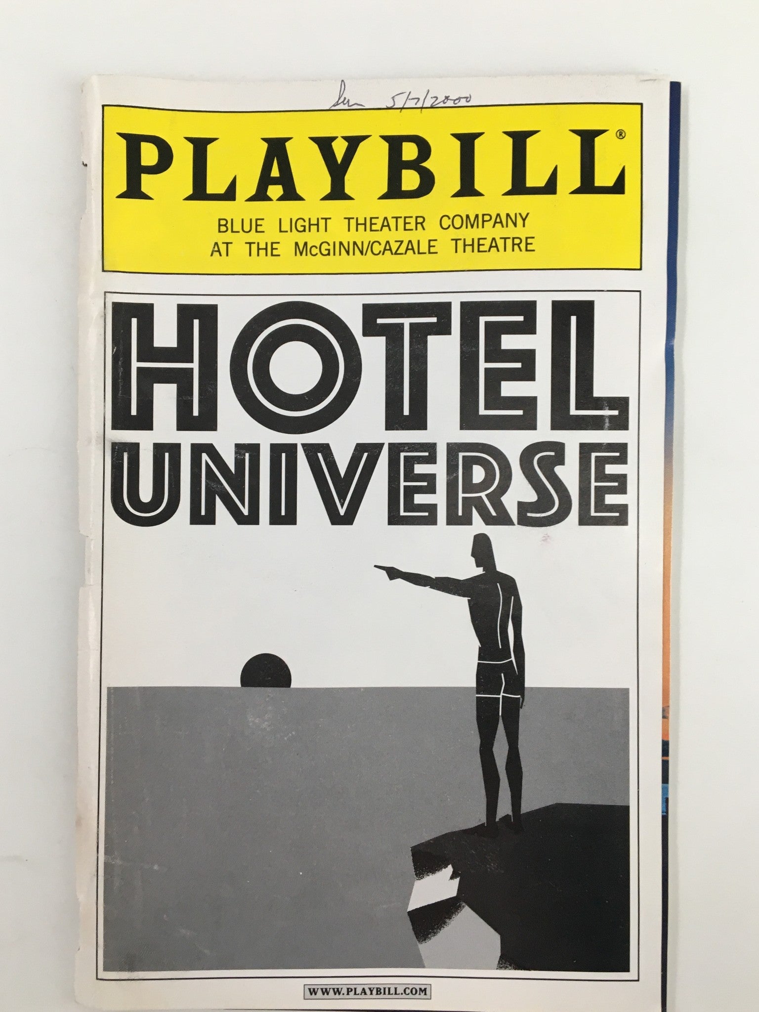 2000 Playbill The McGinn/Cazale Theatre Katherine Alexander in Hotel Universe