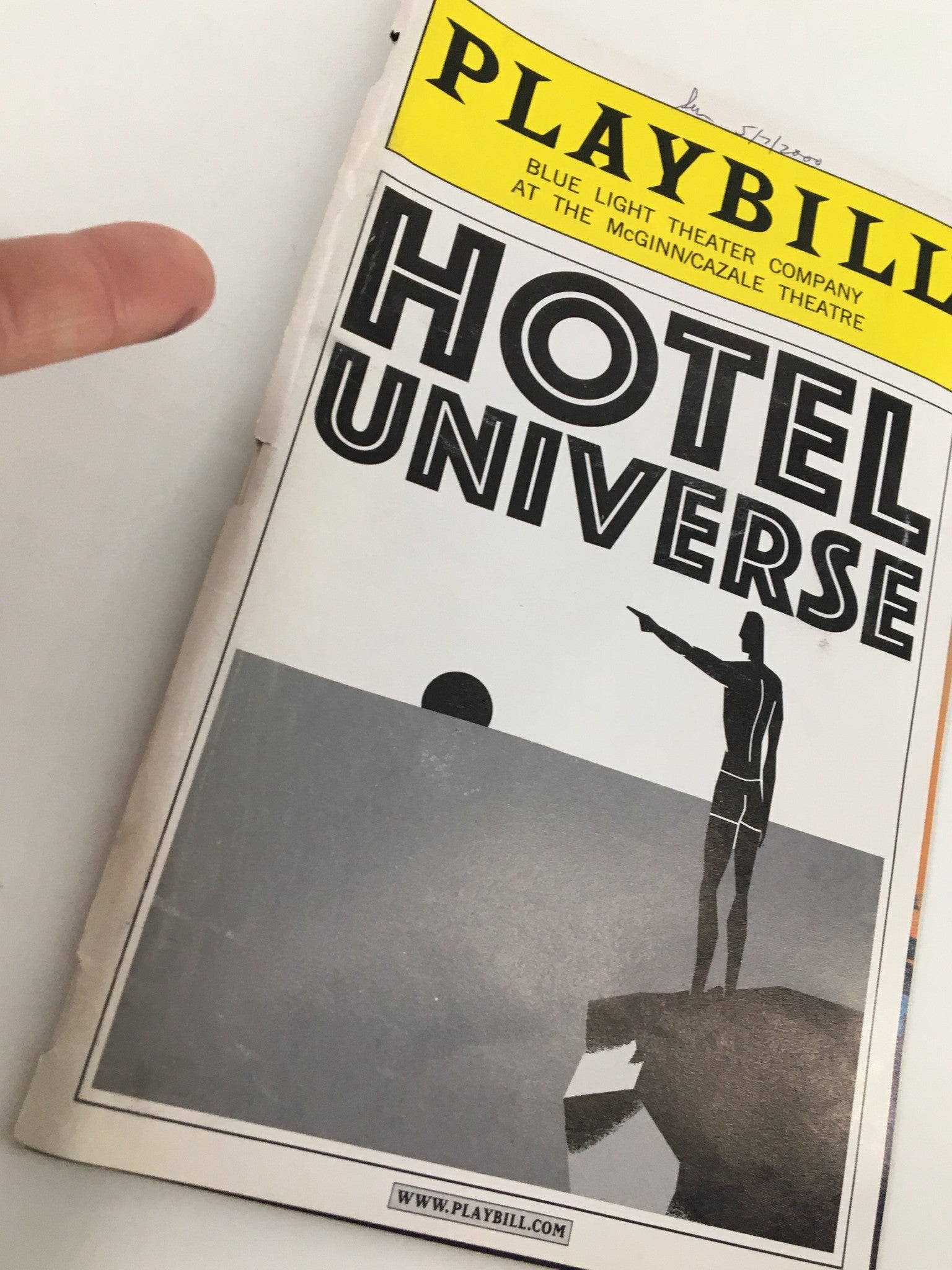 2000 Playbill The McGinn/Cazale Theatre Katherine Alexander in Hotel Universe