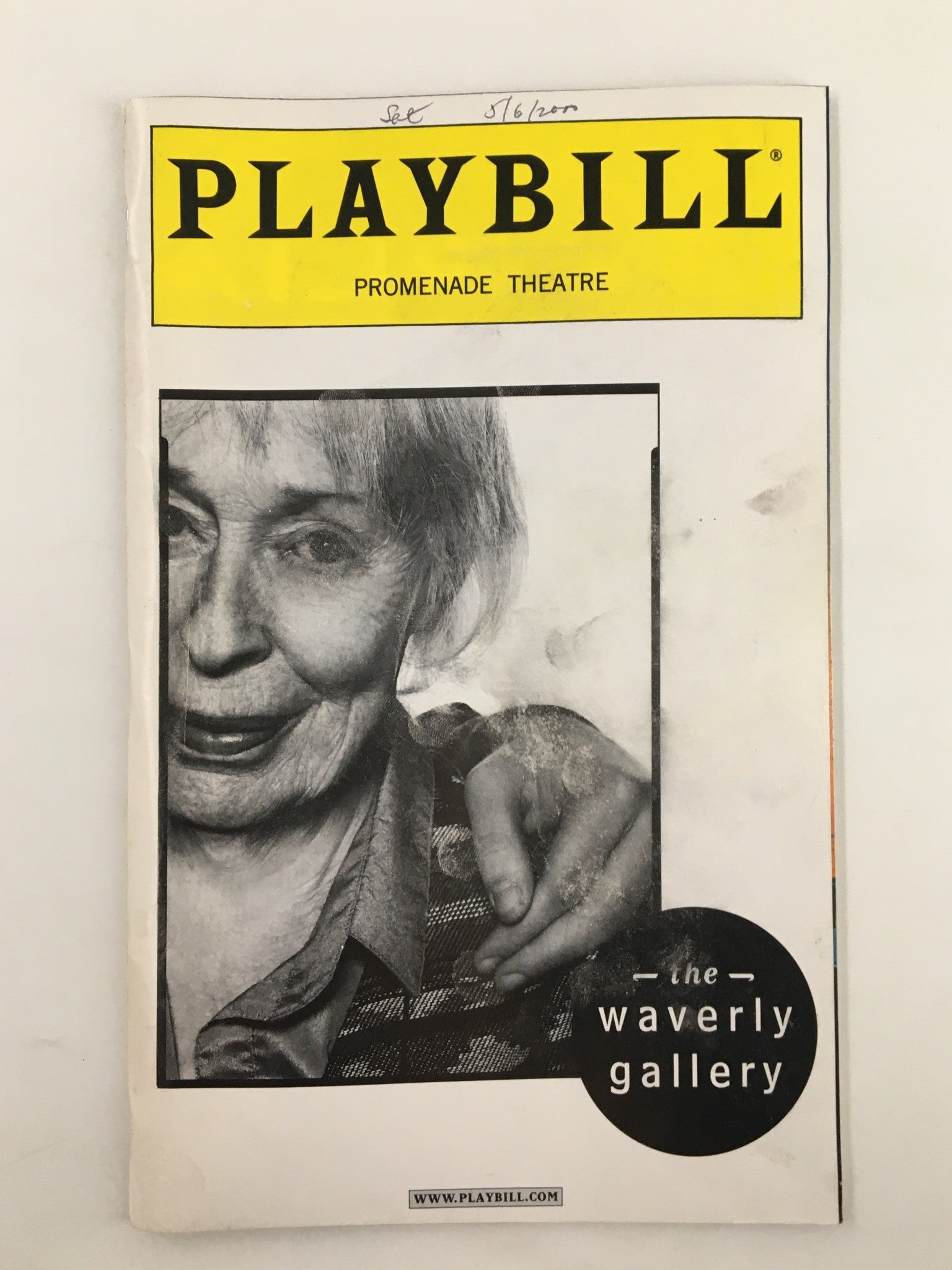 2000 Playbill The Promenade Theatre Eileen Heckart in The Waverly Gallery