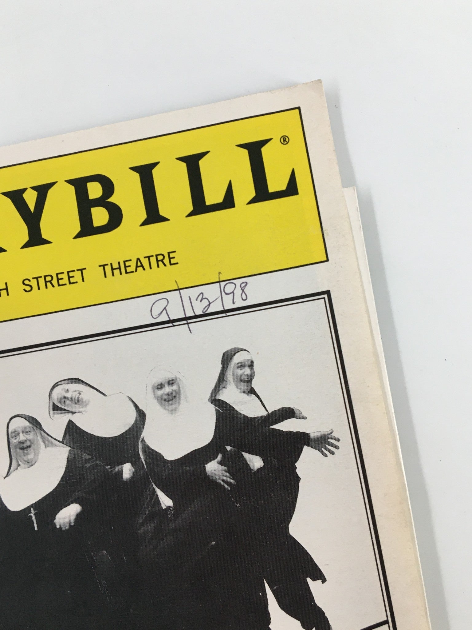 1998 Playbill 47th Street Theatre Lothair Eaton in Nunsense A-Men!