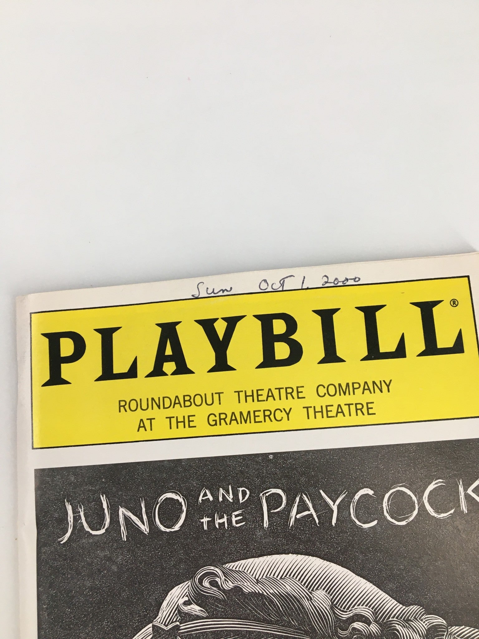 2000 Playbill Gramercy Theatre Dearbhla Molloy in Juno and The Paycock