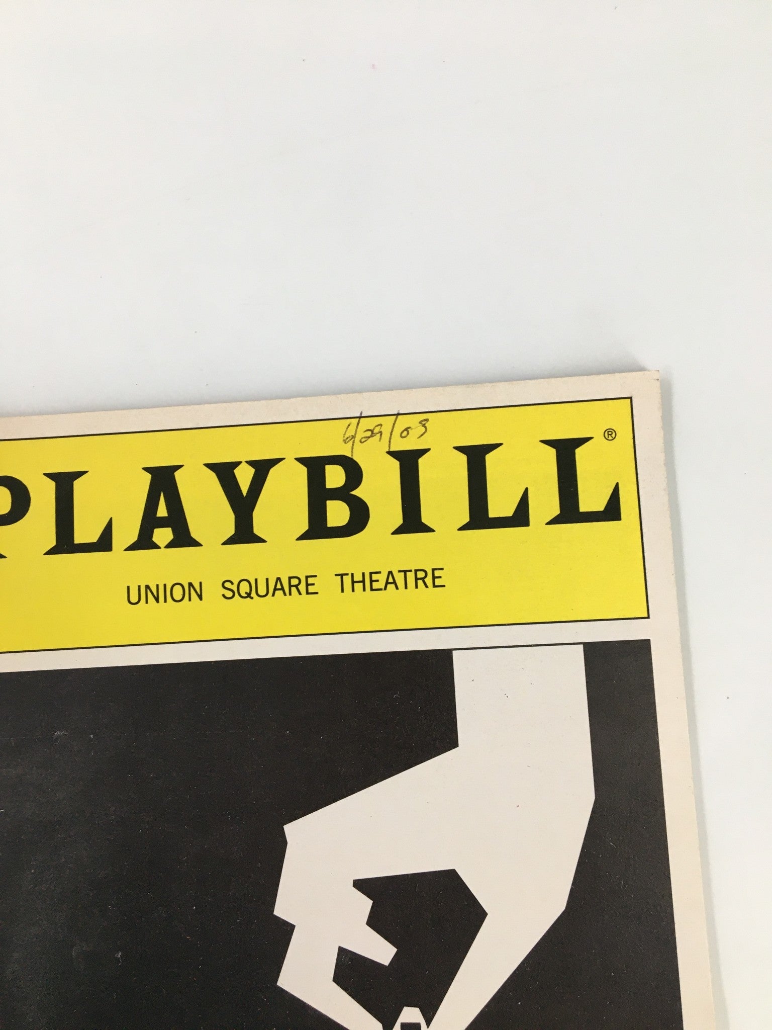 2003 Playbill Union Square Theatre Elizabeth Canavan in Our Lady of 121st Street