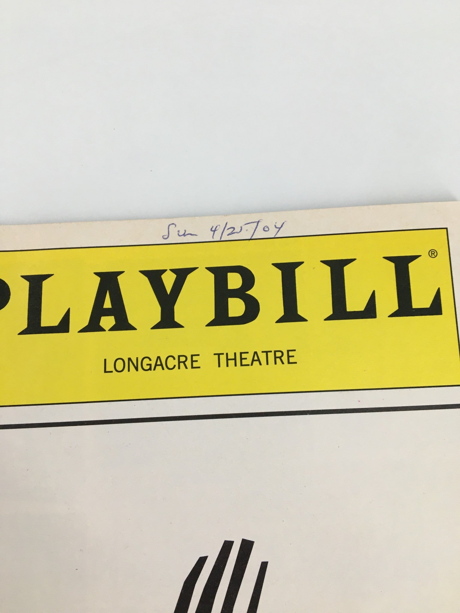 2004 Playbill Longacre Theatre Andre de Shields, Heather Tom in Prymate