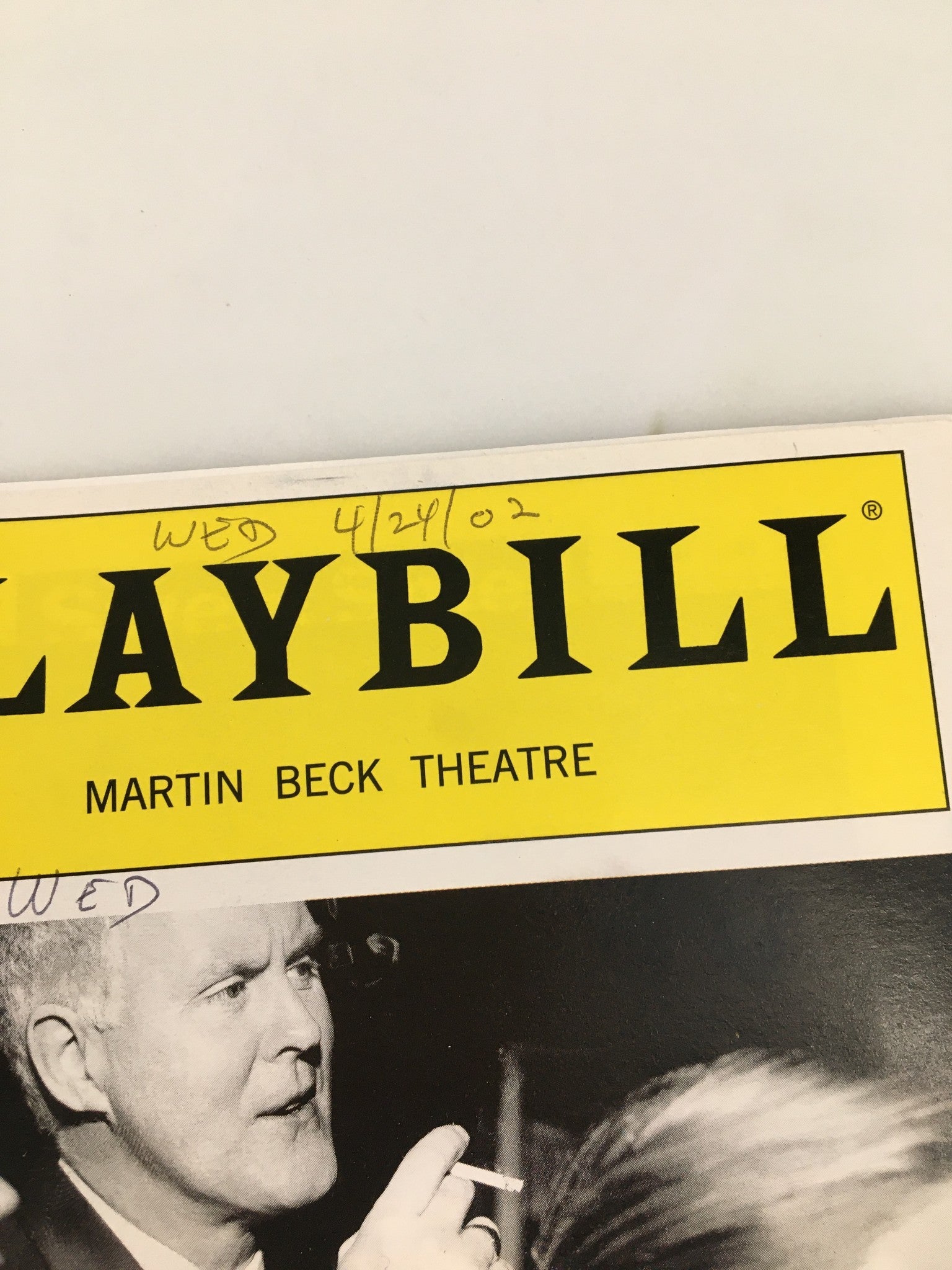 2002 Playbill Martin Beck Theatre John Lithgow in Sweet Smell of Success